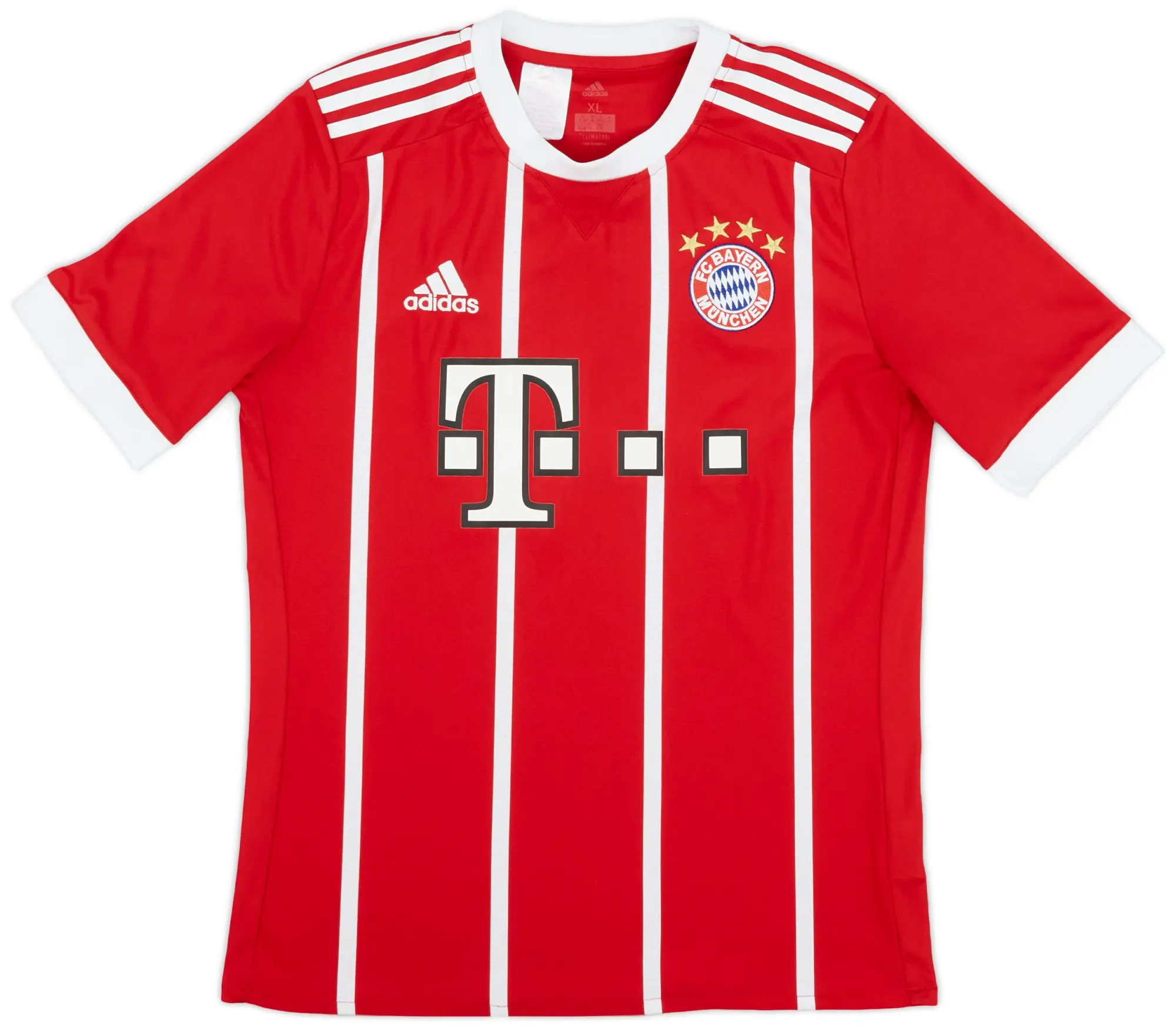 adidas 2017-18 Bayern Munich Home Shirt - 9/10 - (XL.Boys)