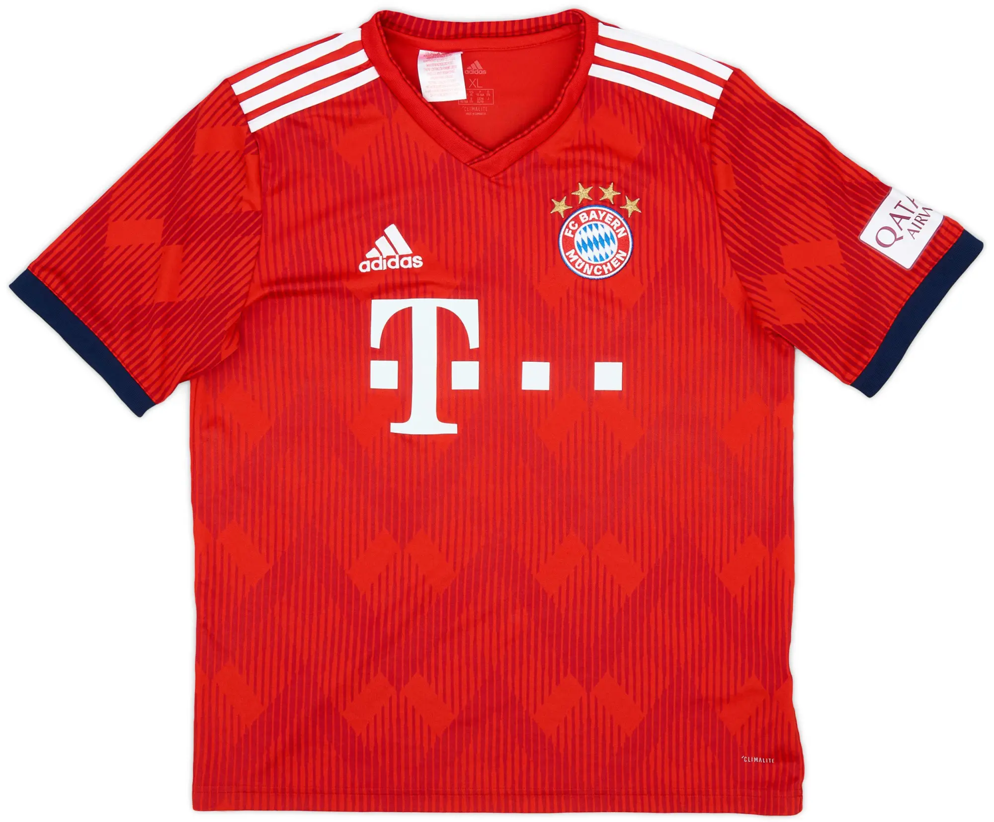 adidas 2018-19 Bayern Munich Home Shirt - 9/10 - (XL.Boys)