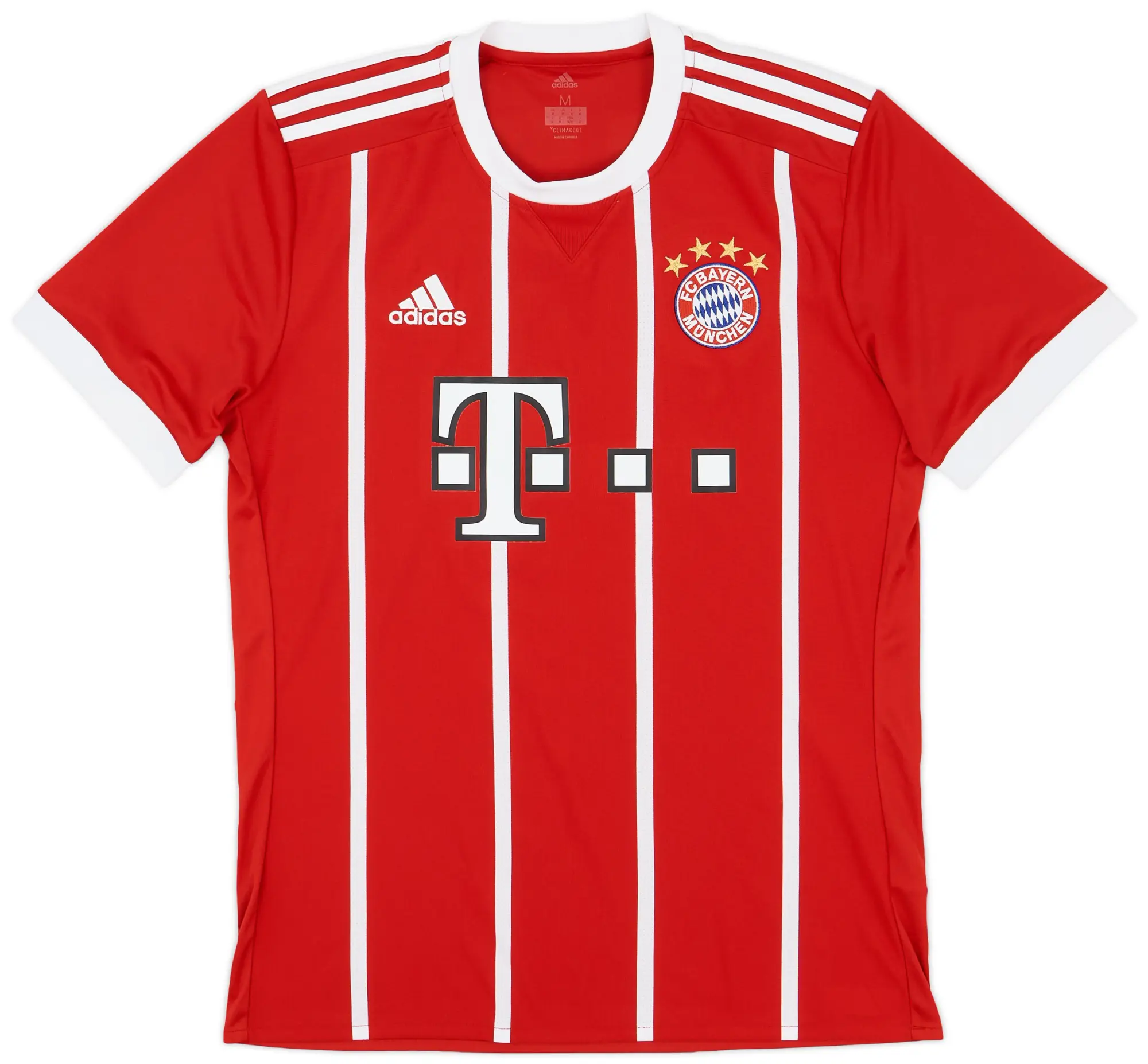 adidas 2017-18 Bayern Munich Home Shirt - 9/10 - (M)
