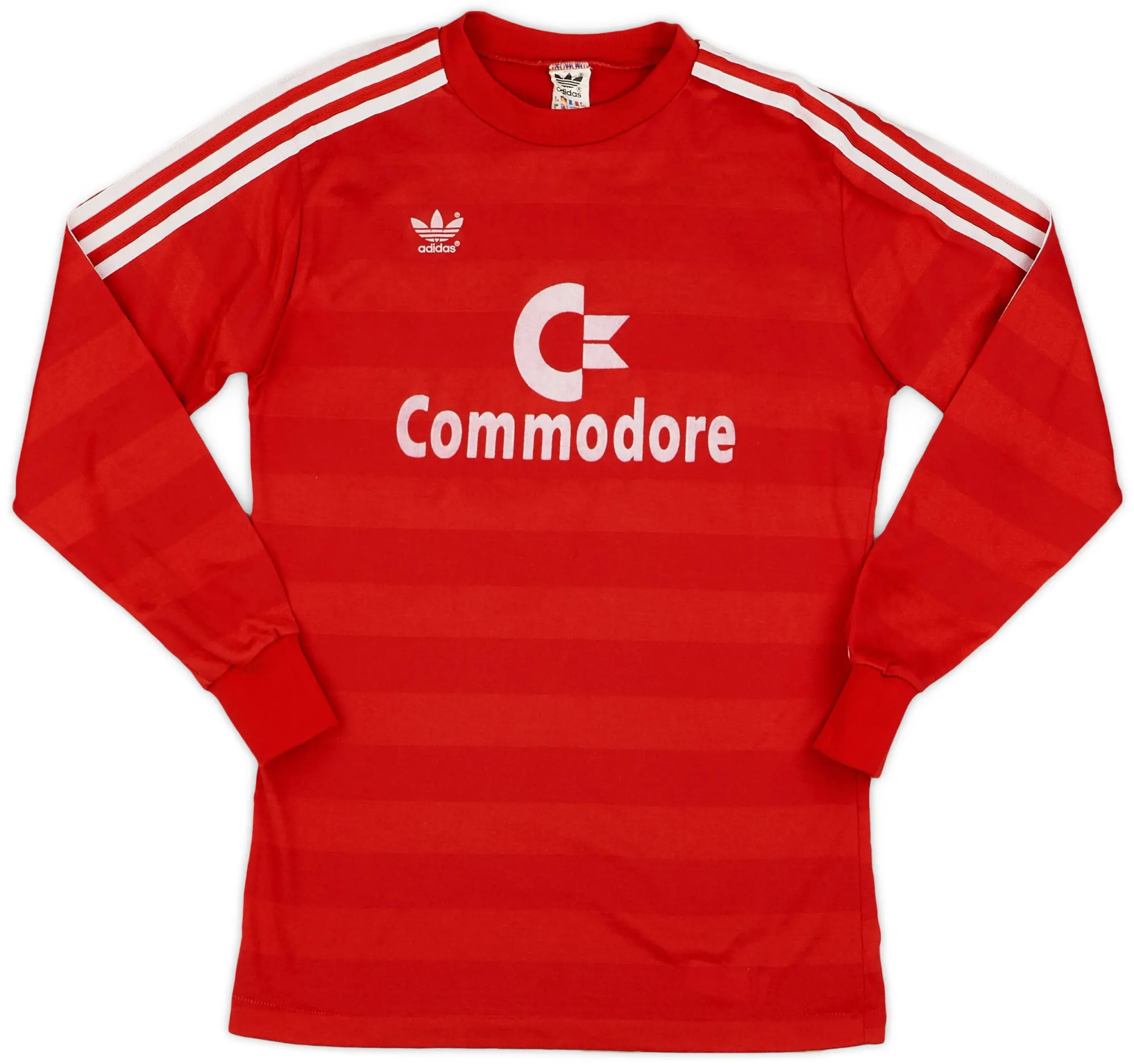 adidas 1987-88 Bayern Munich Home L/S Shirt - 8/10 - (S)