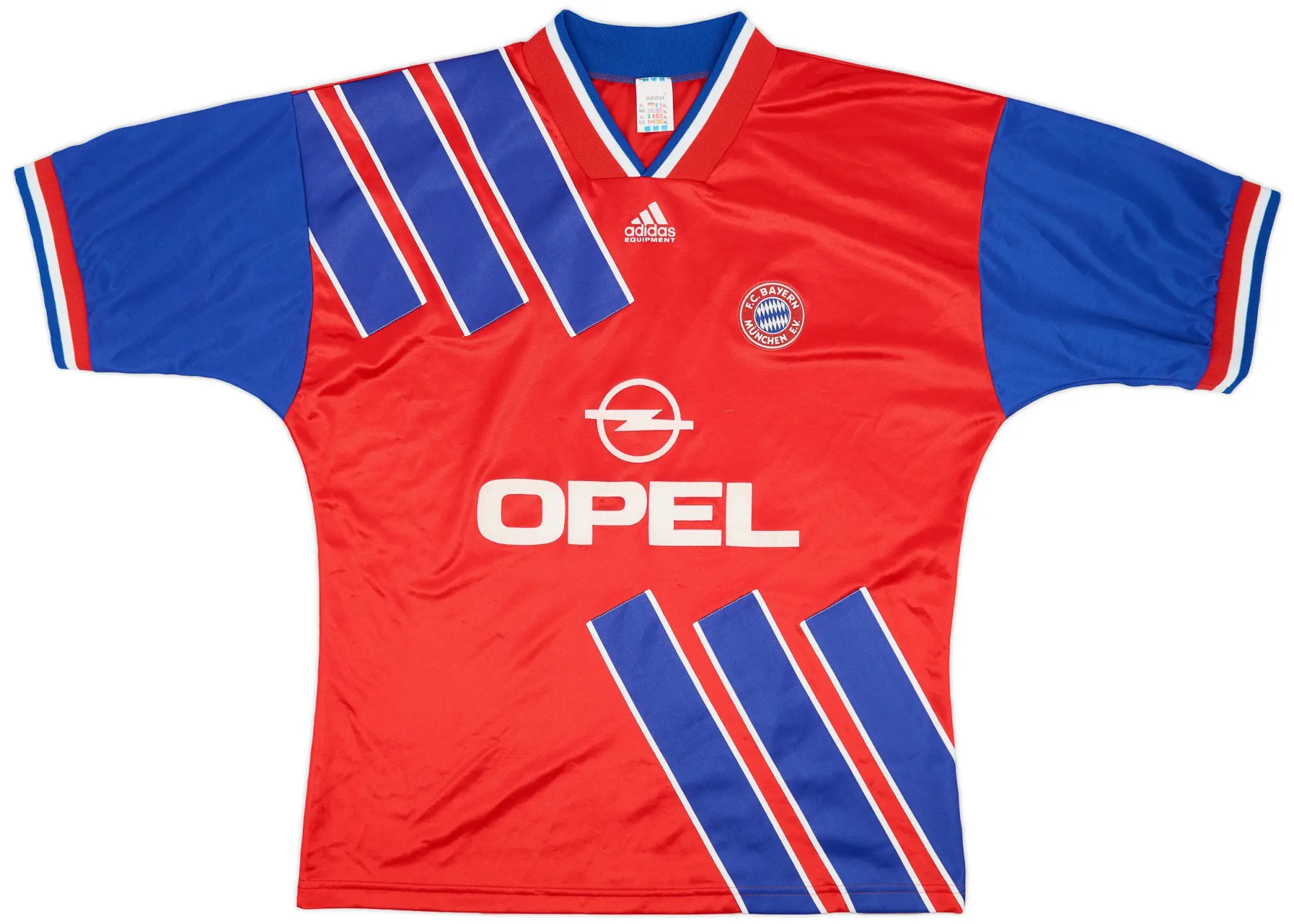 adidas 1993-95 Bayern Munich Home Shirt - 8/10 - (XL)