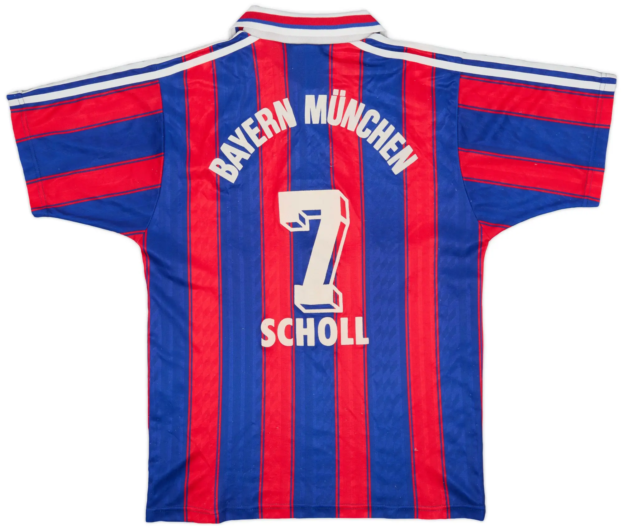 adidas 1995-97 Bayern Munich Home Shirt Scholl #7 - 8/10 - (S)