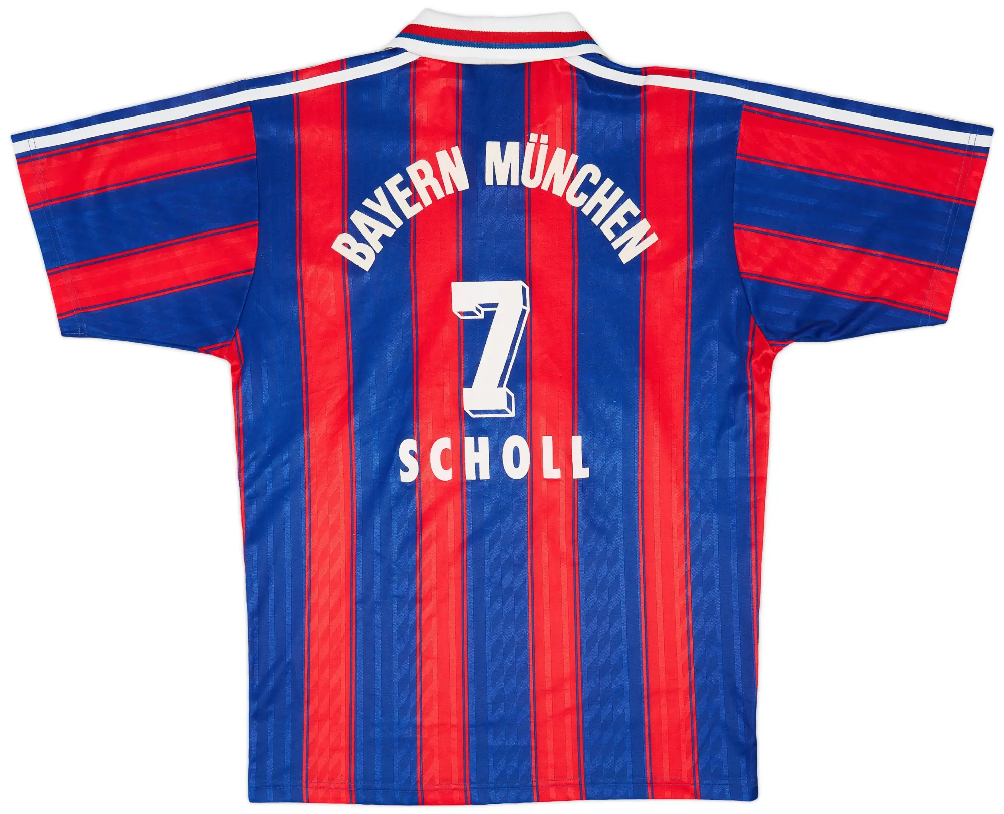 adidas 1995-97 Bayern Munich Home Shirt Scholl #7 - 8/10 - (S)