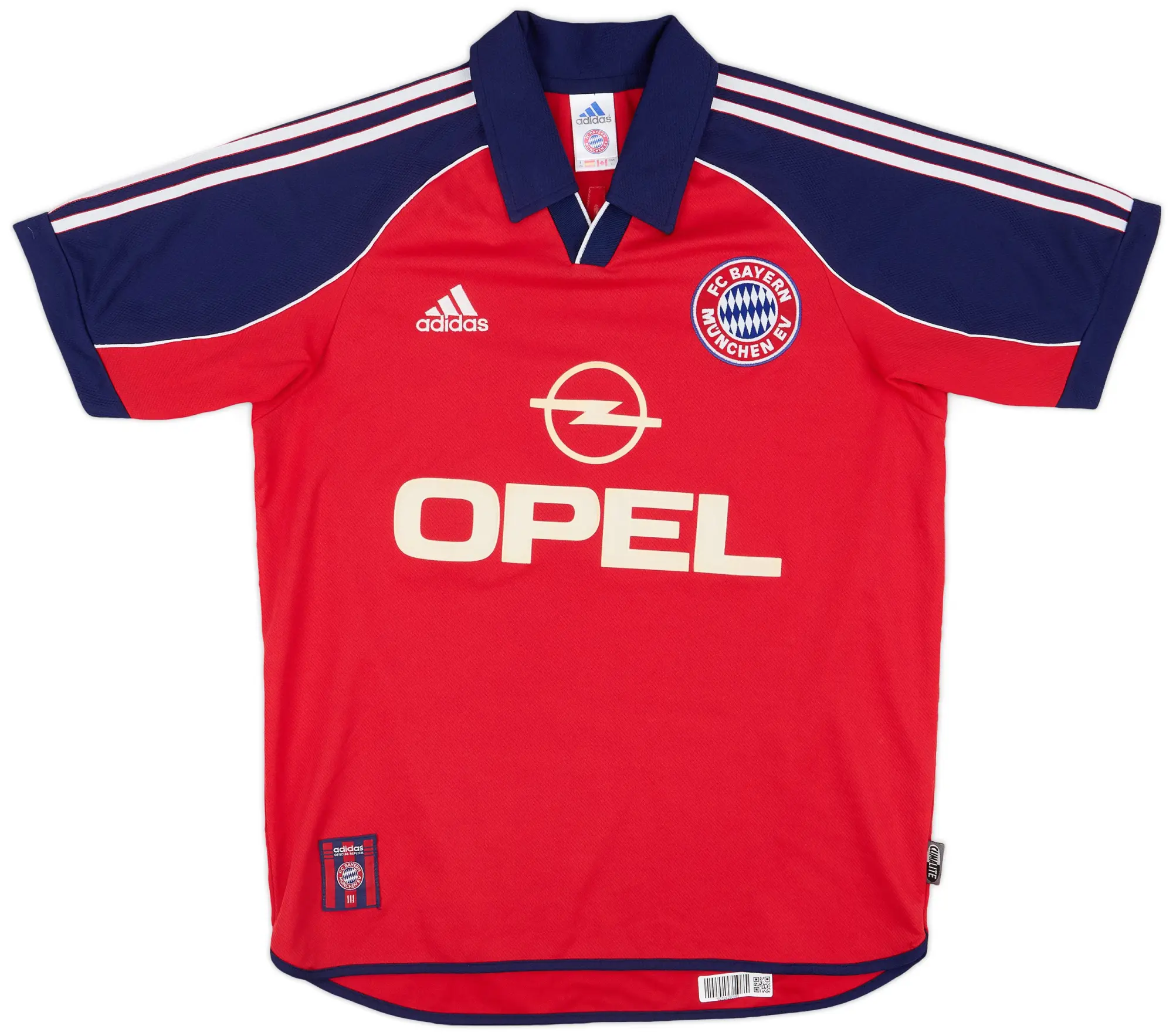 adidas 1999-01 Bayern Munich Home Shirt - 8/10 - (Y)