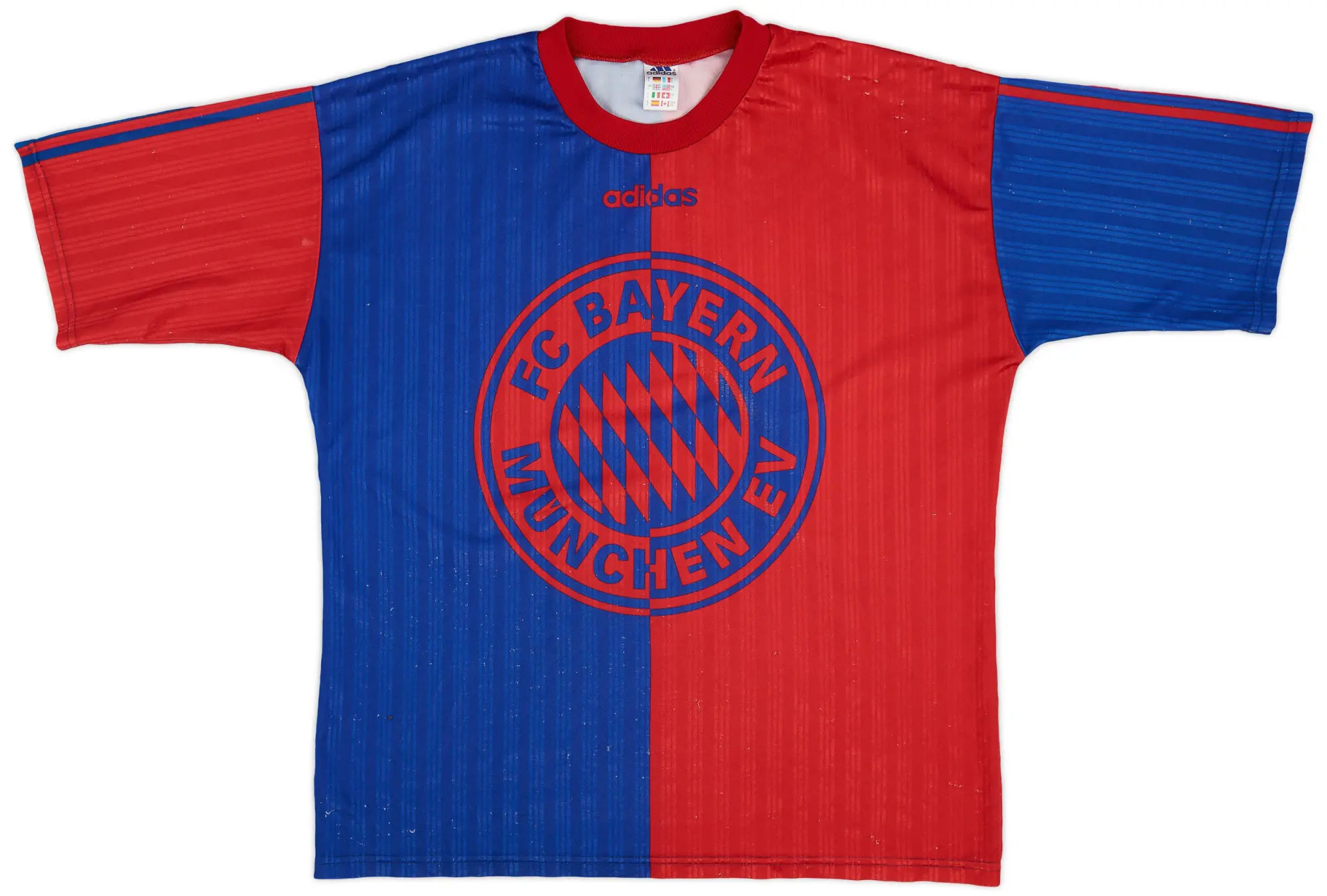 1995-96 Bayern Munich adidas Training Shirt - 6/10 - (L)