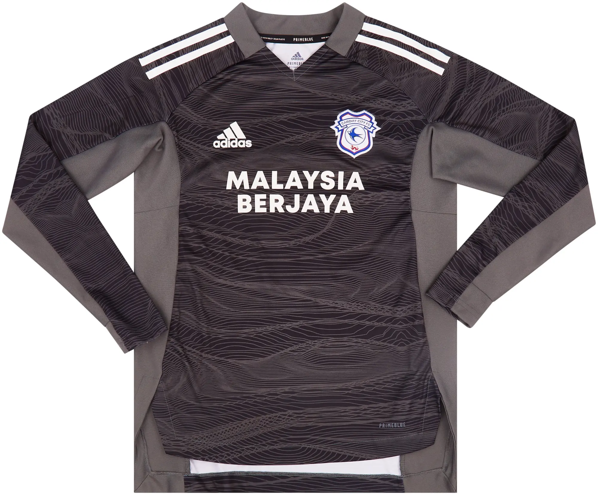 adidas 2021-22 Cardiff Youth Issue GK Shirt #1 - 8/10 - (13-14Y)