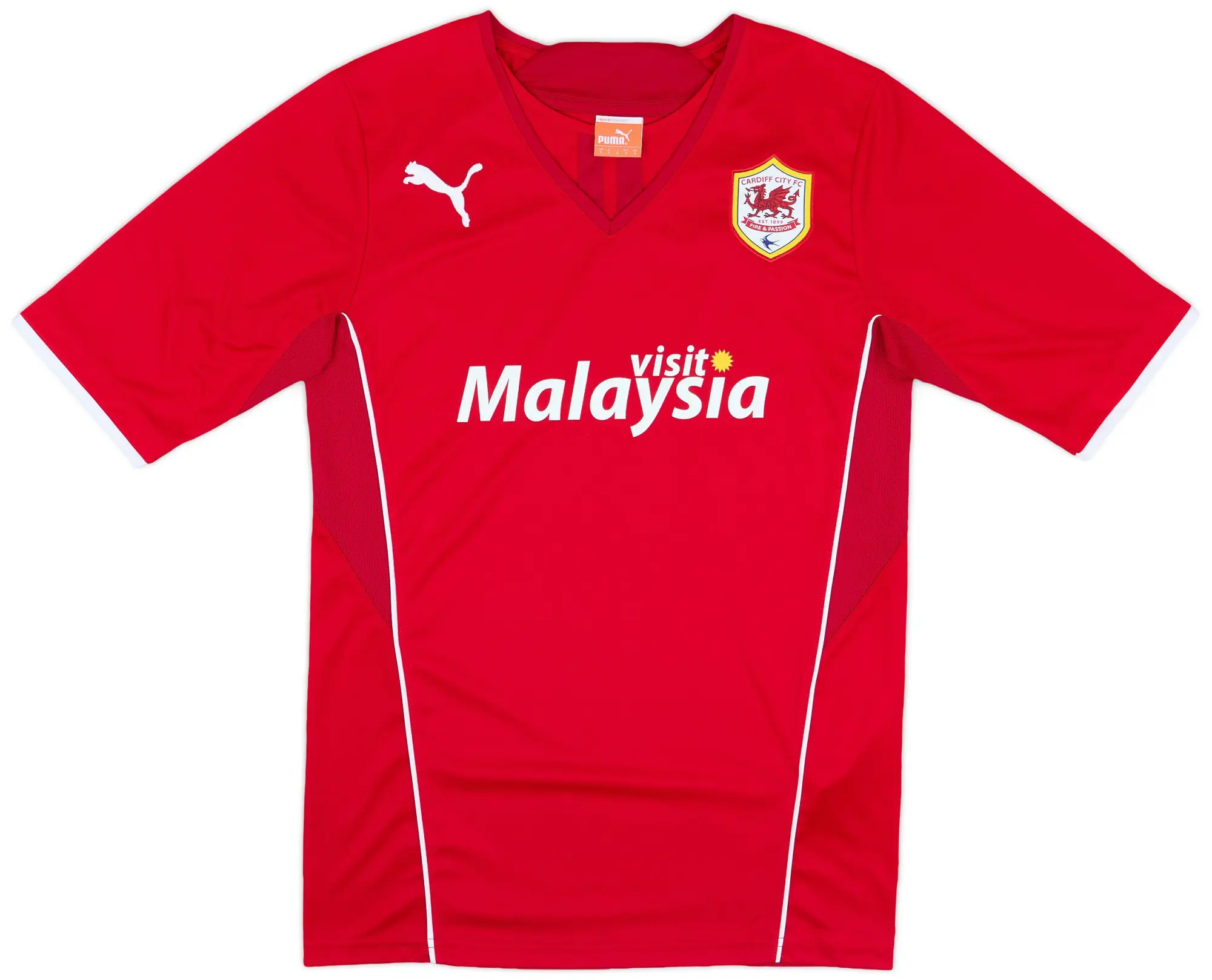 Puma 2013-14 Cardiff Home Shirt - 8/10 - (S)