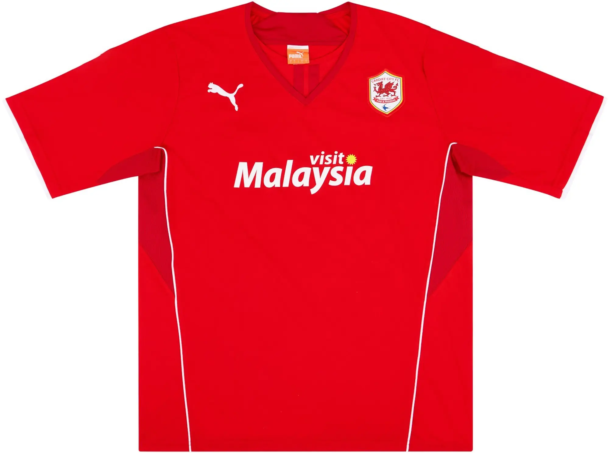 Puma 2013-14 Cardiff Home Shirt - 8/10 - (S)