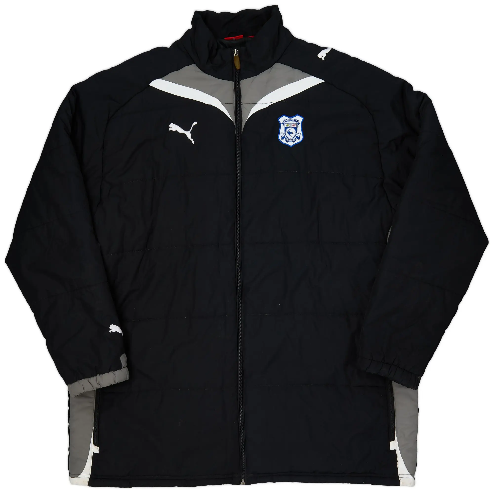 2010-11 Cardiff City Puma Padded Bench Coat - 8/10 - (3XL)
