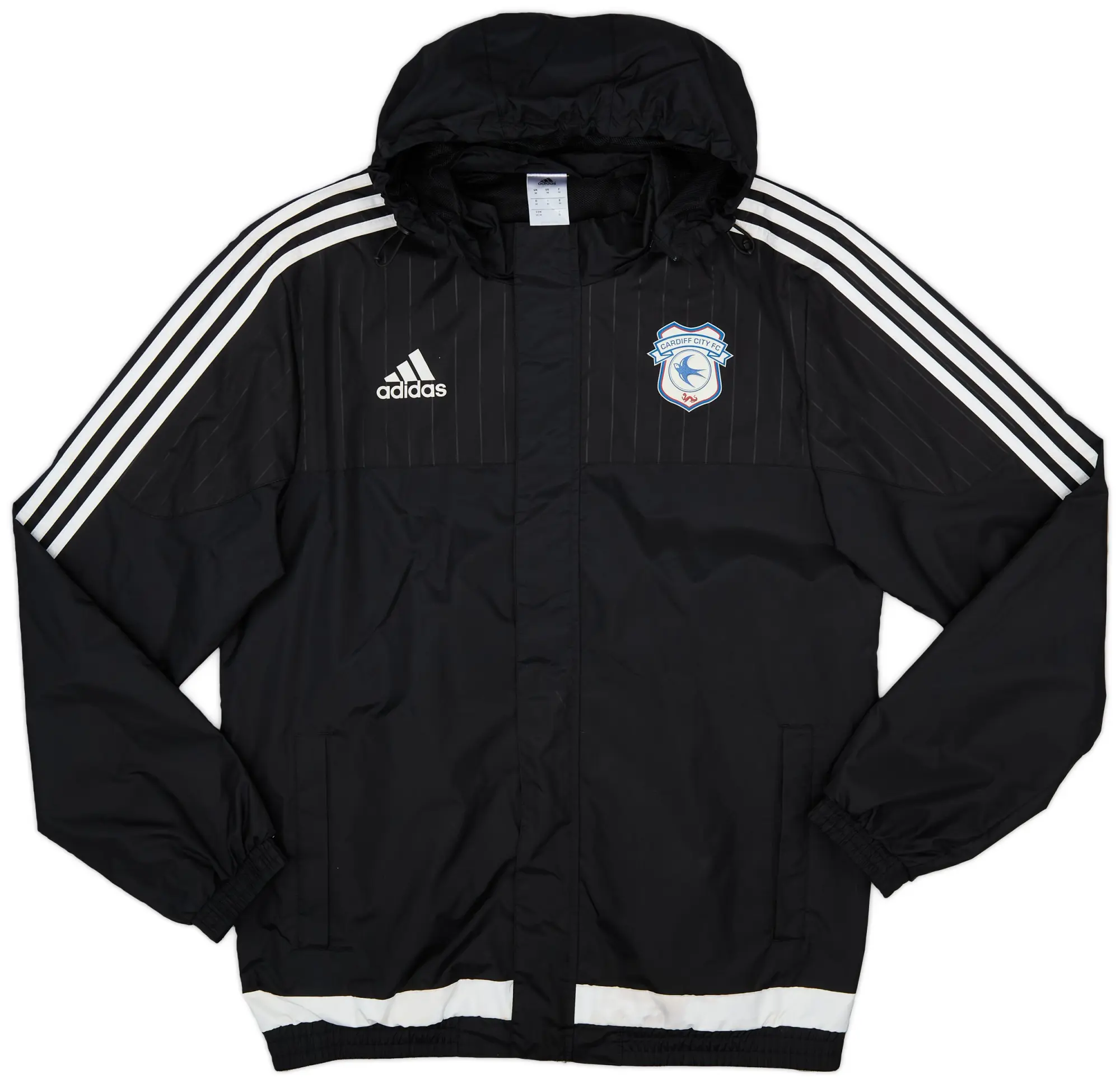2016-17 Cardiff adidas Hooded Rain Jacket - 9/10 - (M)