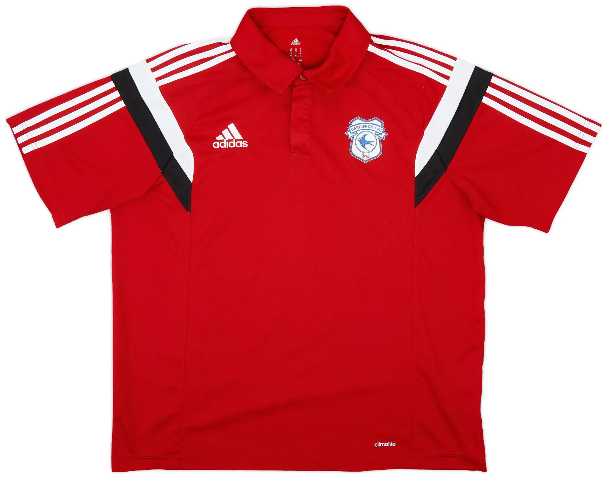 2014-15 Cardiff adidas Polo Shirt - 9/10 - (XL)