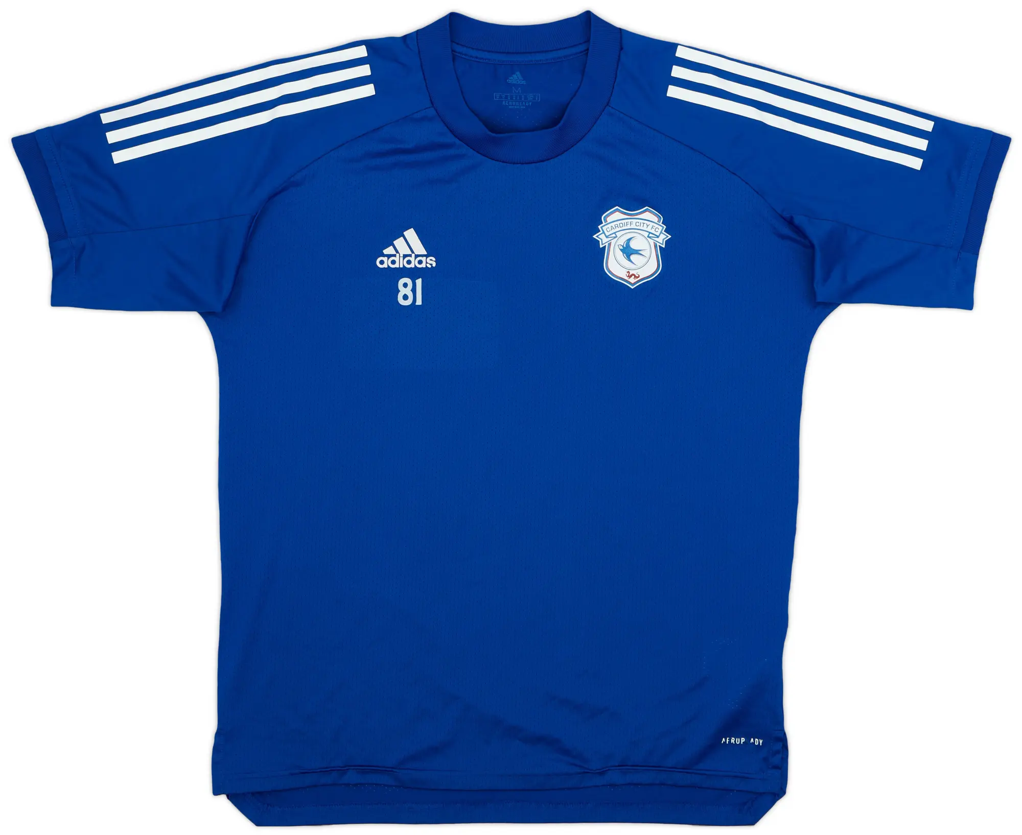 adidas 2019-20 Cardiff Player Issue Training Shirt #14 - 9/10 - (M)