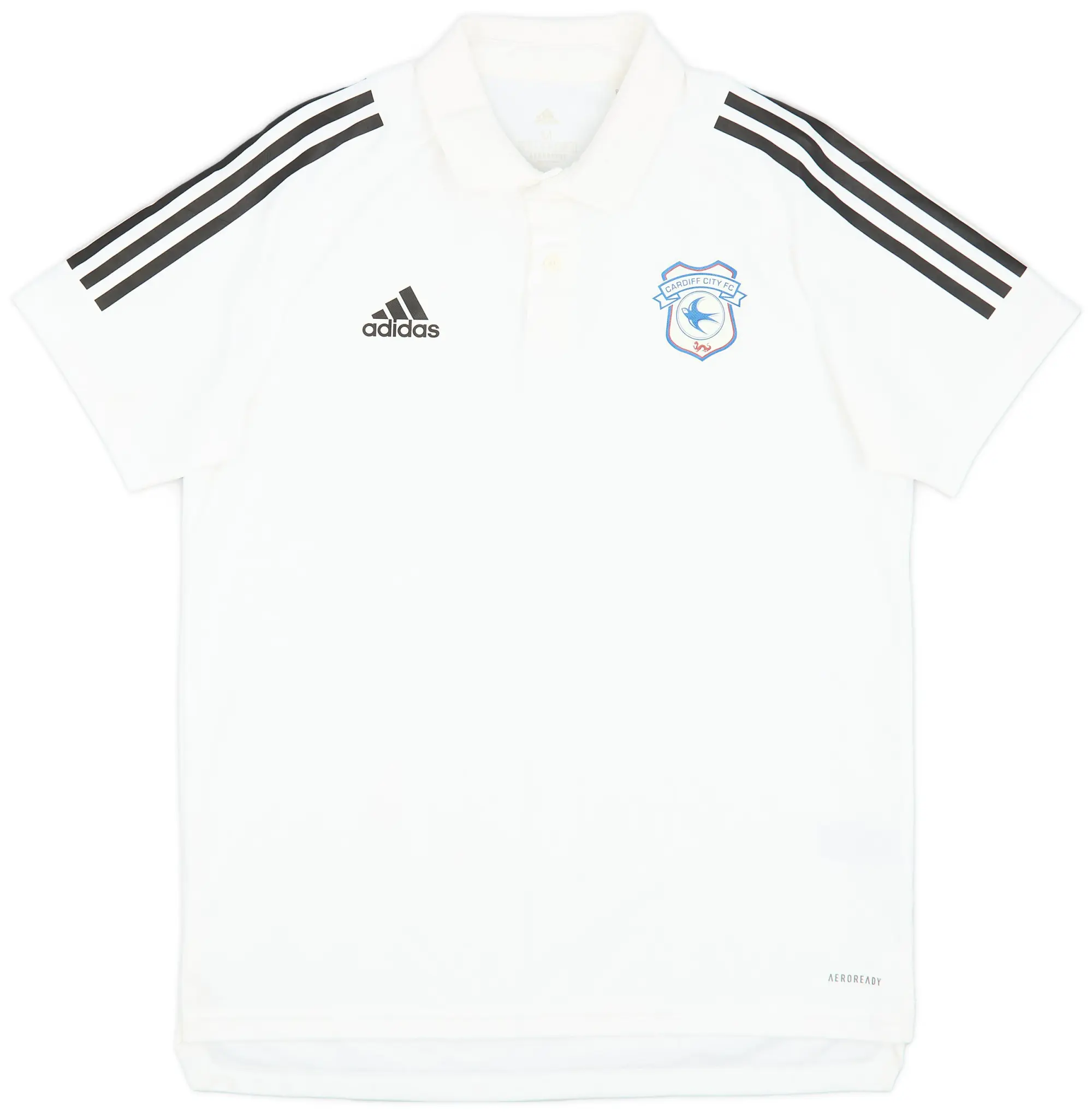 2020-21 Cardiff City adidas Travel Polo - 9/10 - (M)