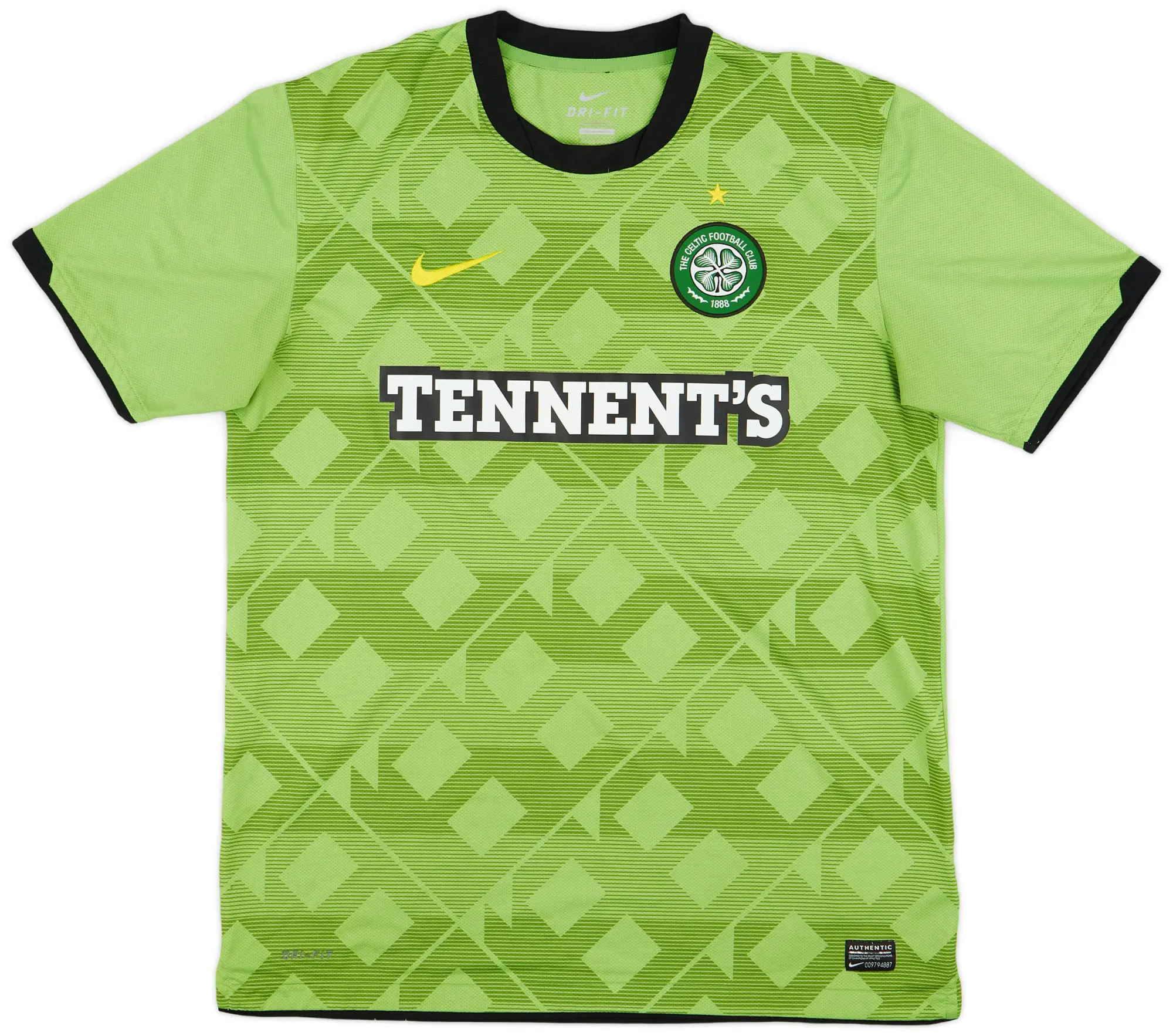 Nike Celtic Mens SS Away Shirt 2010/11