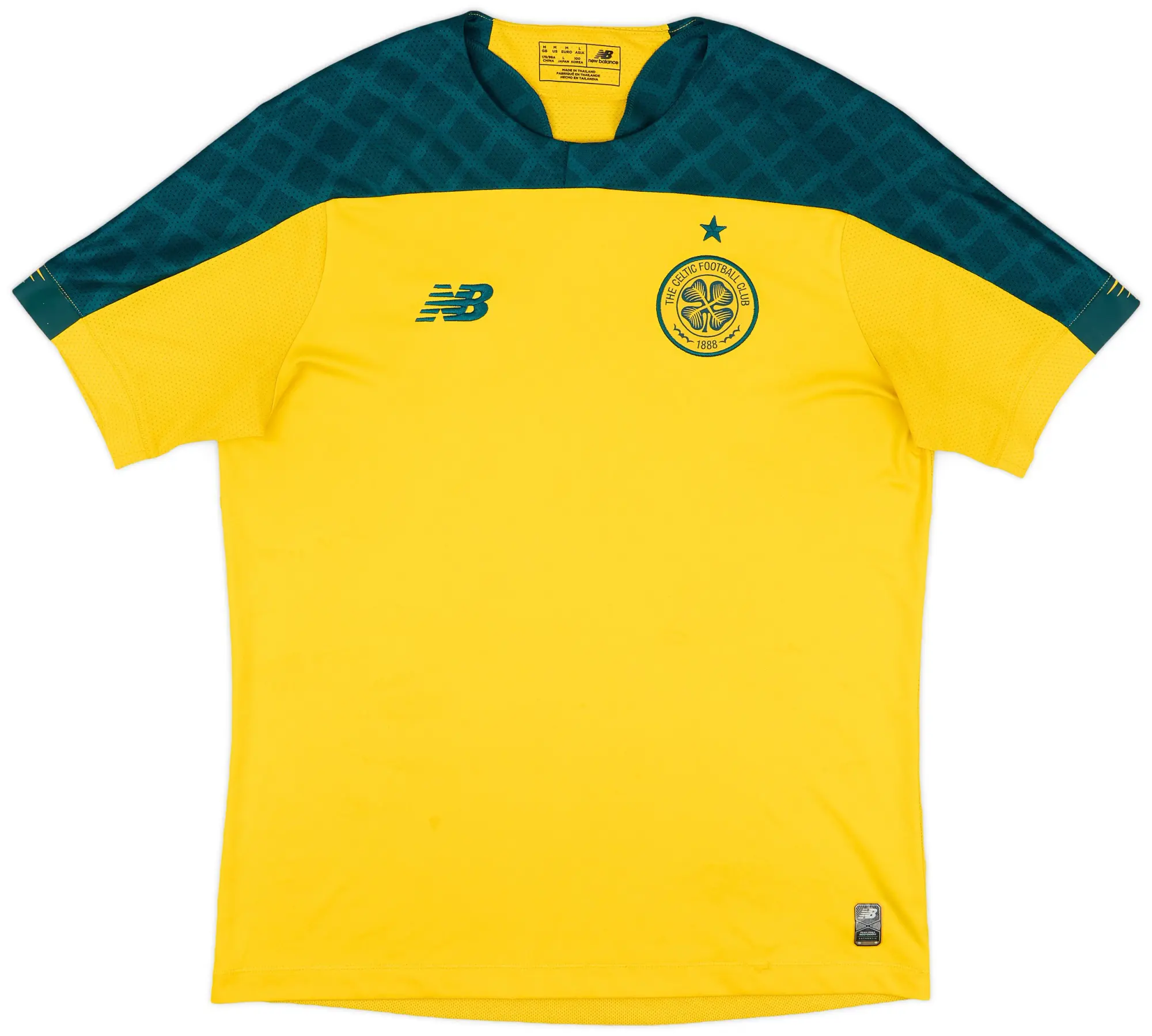 NewBalance 2019-20 Celtic Away Shirt - 7/10 - (M)