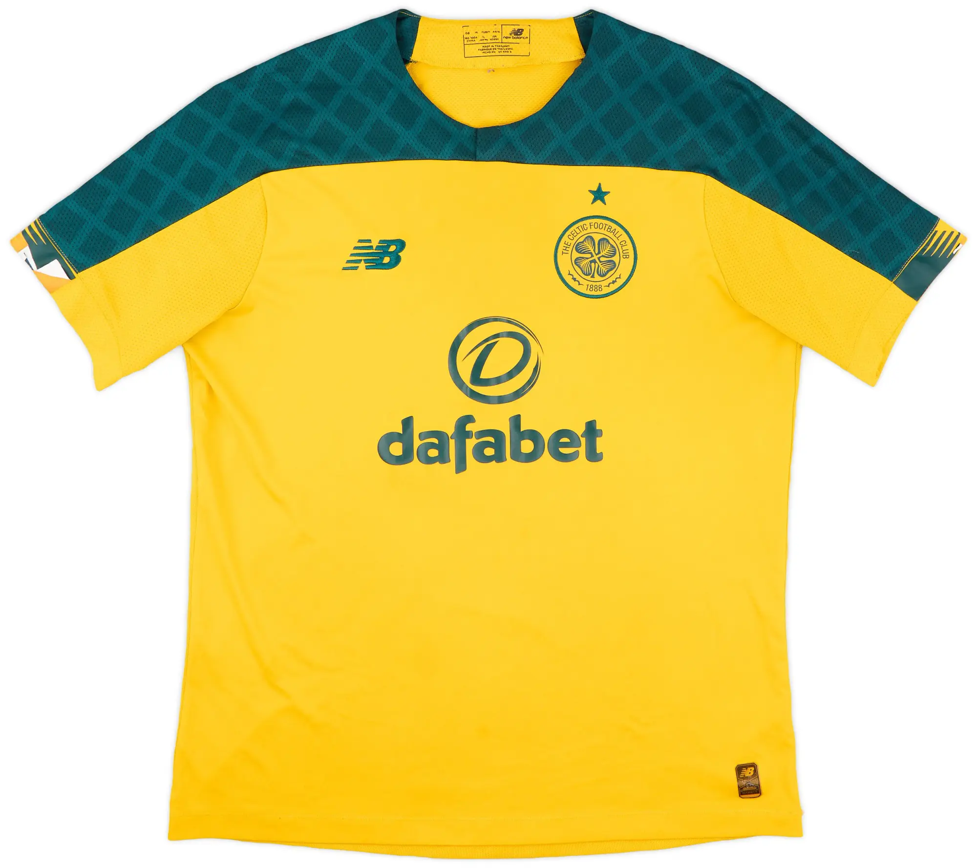 NewBalance 2019-20 Celtic Away Shirt - 5/10 - (L)