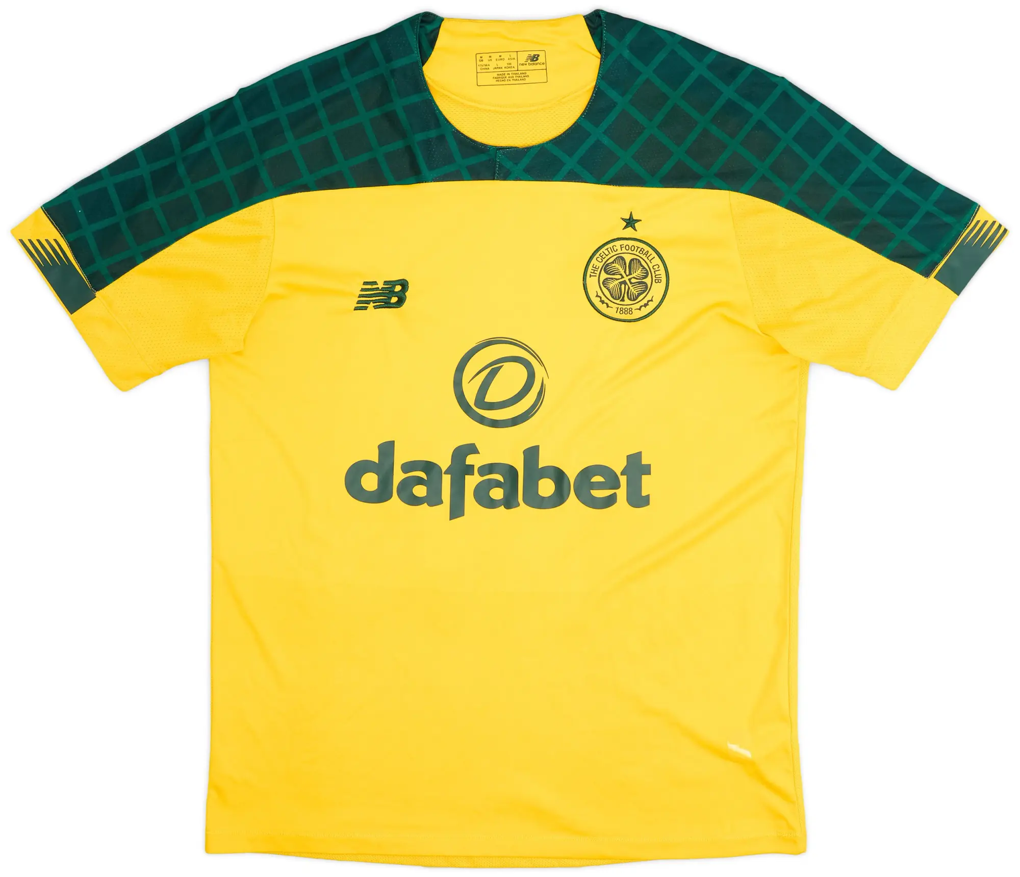 NewBalance 2019-20 Celtic Away Shirt - 7/10 - (M)