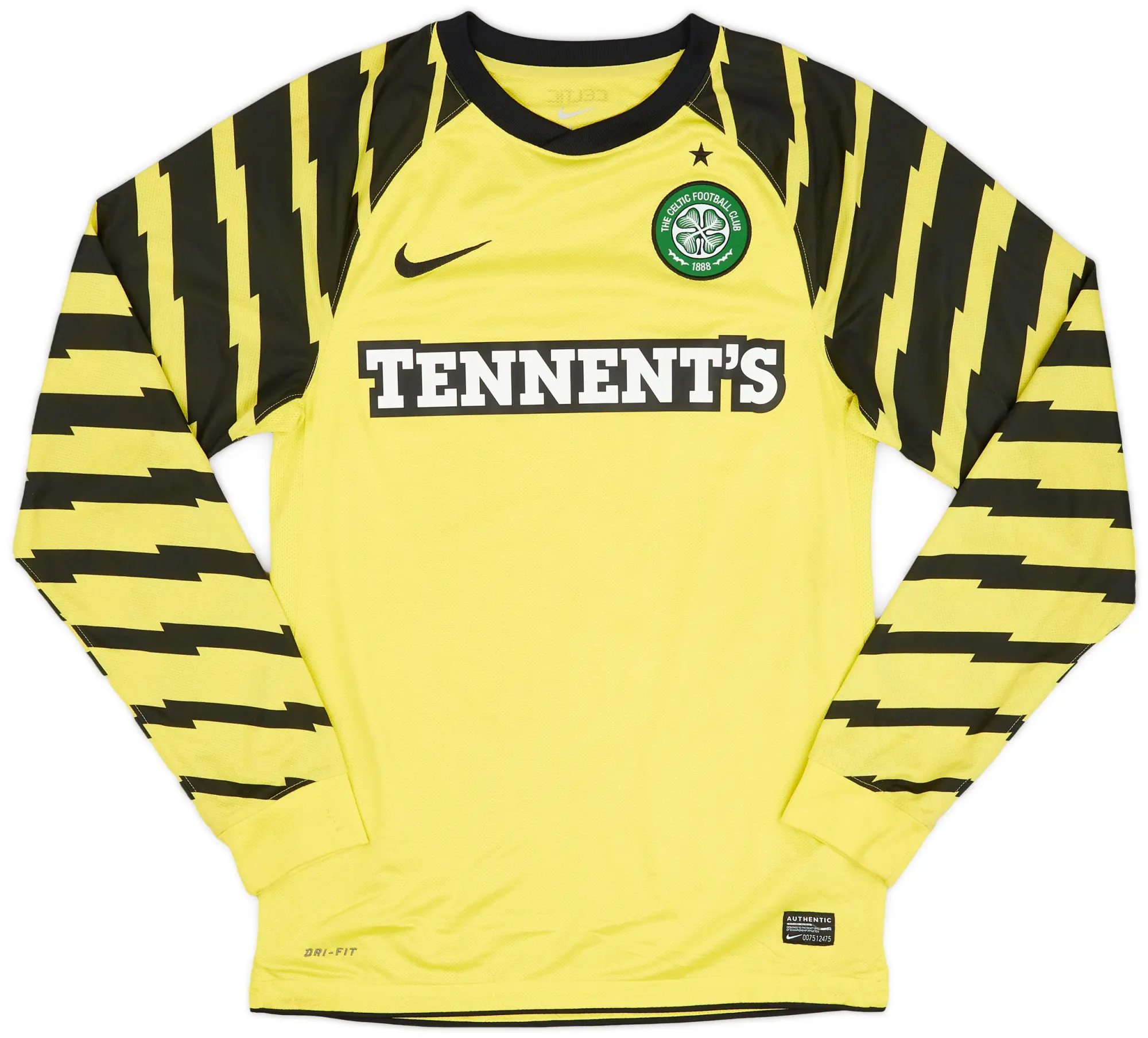 Nike 2010-11 Celtic GK Shirt - 6/10 - (S)