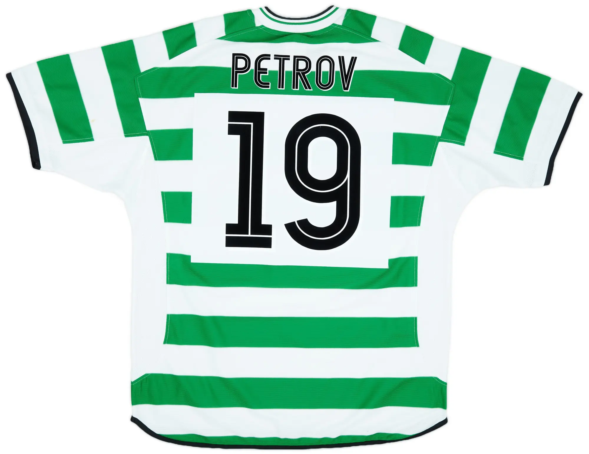 Umbro 2001-03 Celtic Home Shirt Petrov #19 - 7/10 - (XL)