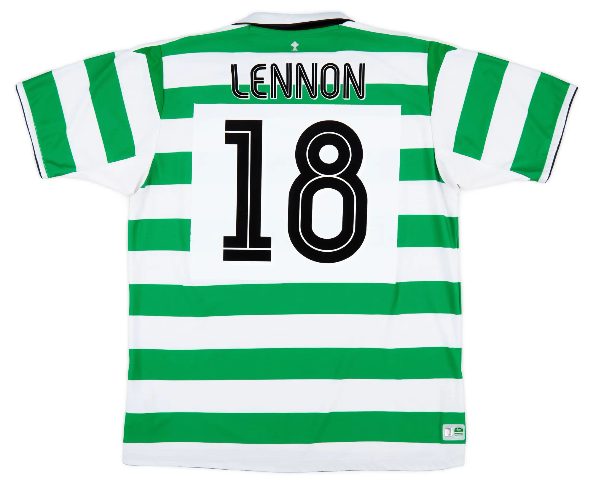 Umbro 2004-05 Celtic Home Shirt Lennon #18 - 9/10 - (XL)