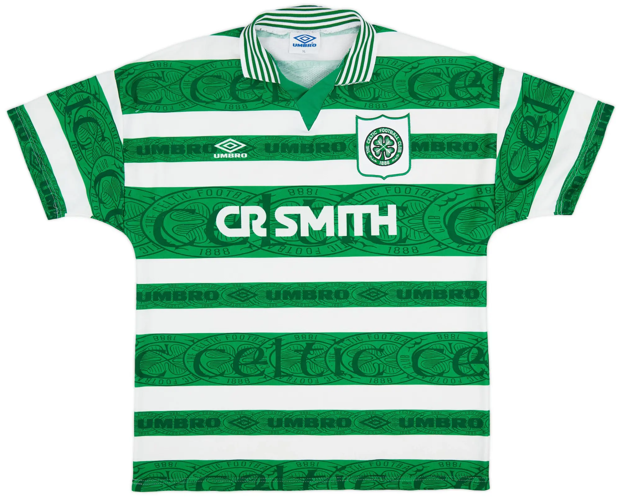 Umbro 1995-97 Celtic Home Shirt - 9/10 - (XL)