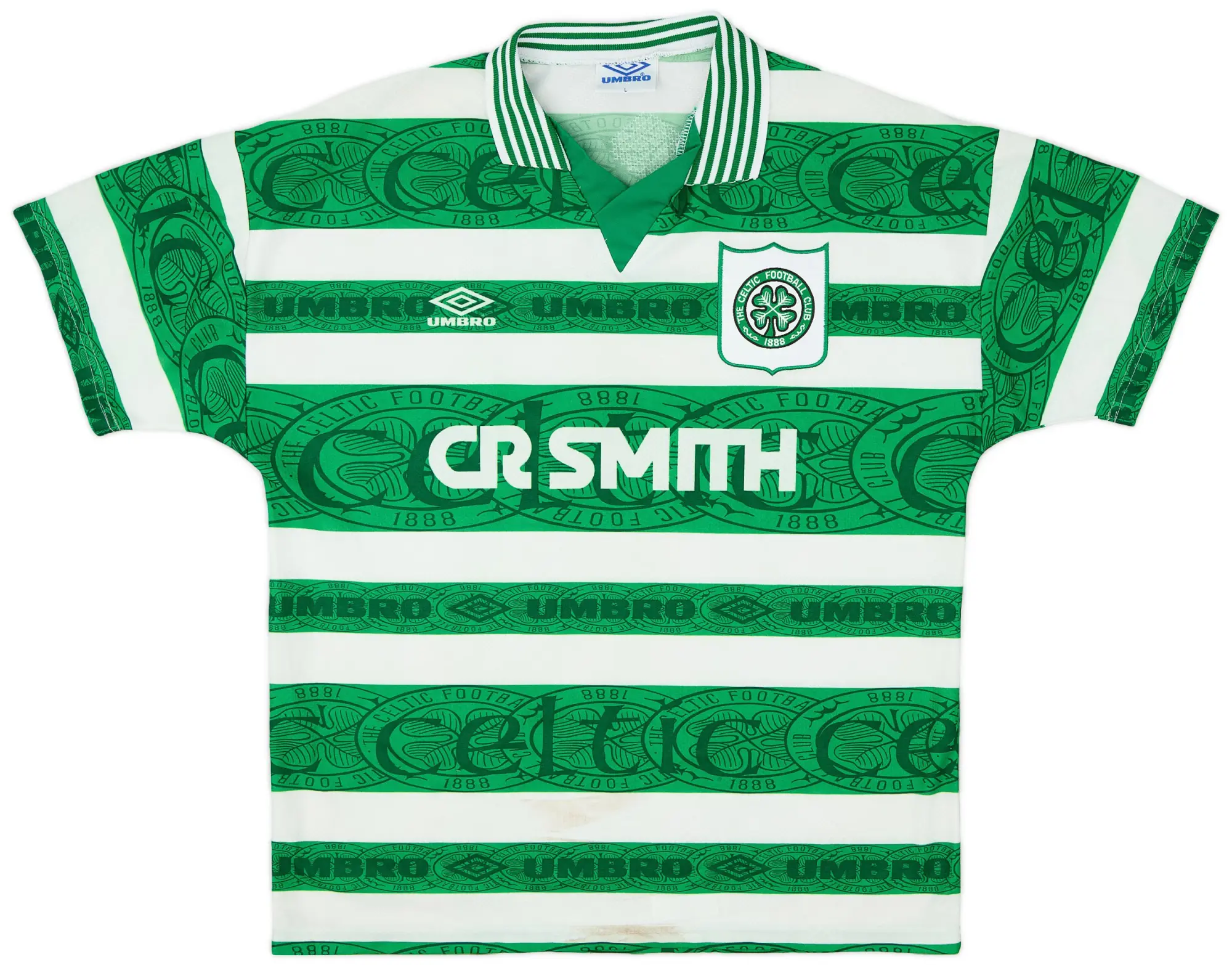 Umbro 1995-97 Celtic Home Shirt - 6/10 - (L)