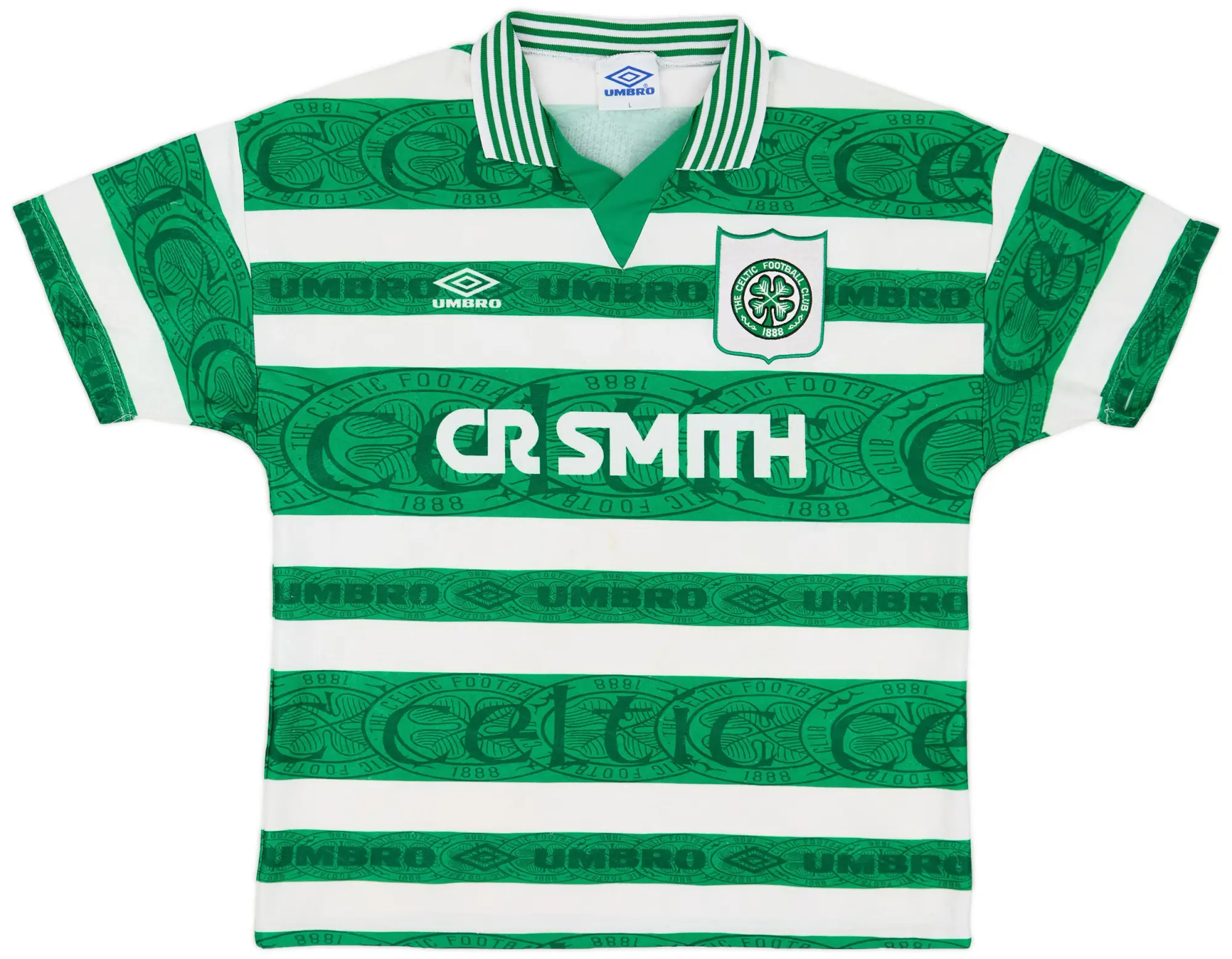 Umbro 1995-97 Celtic Home Shirt - 6/10 - (L)