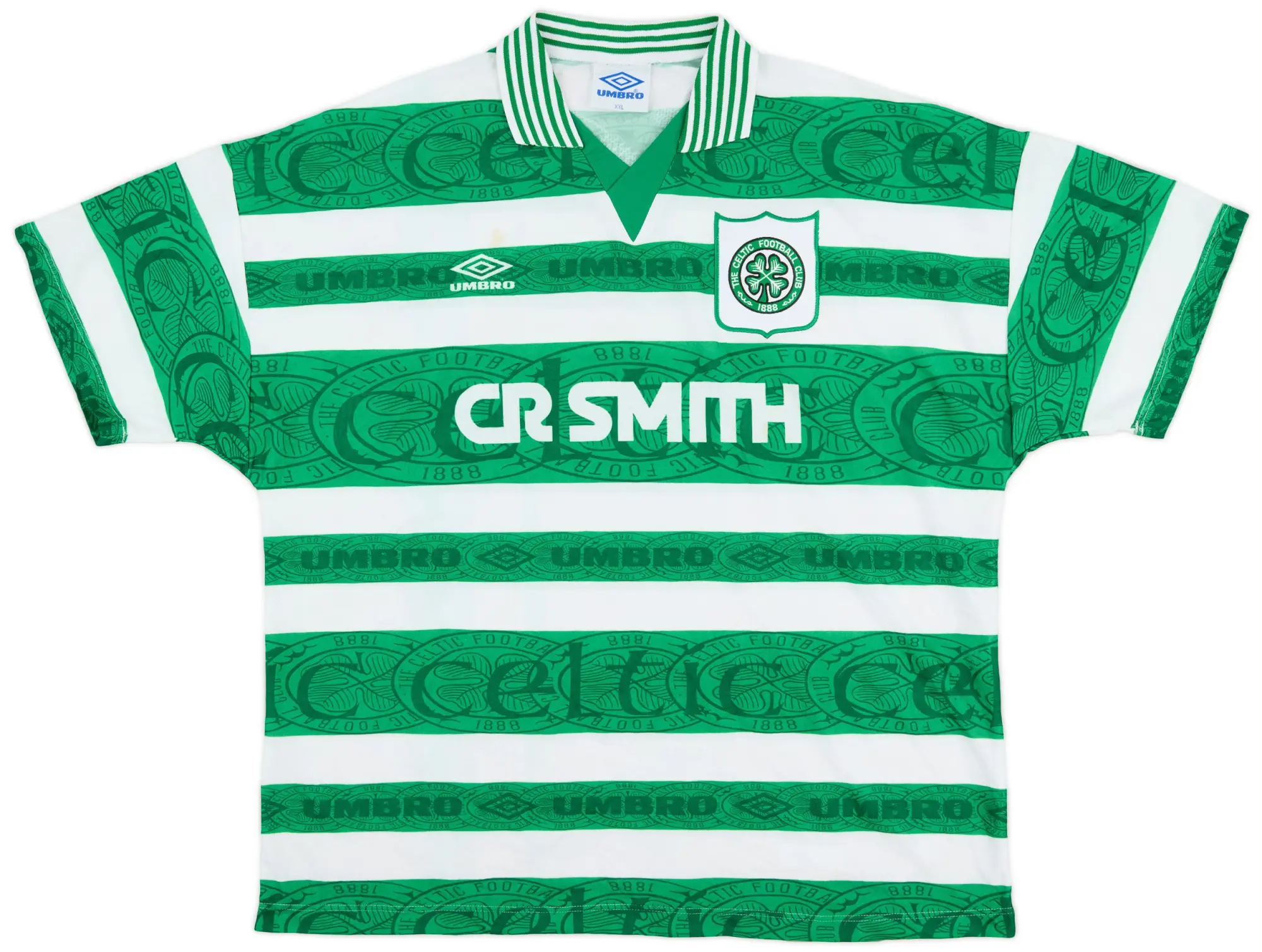 Umbro 1995-97 Celtic Home Shirt - 9/10 - (XXL)