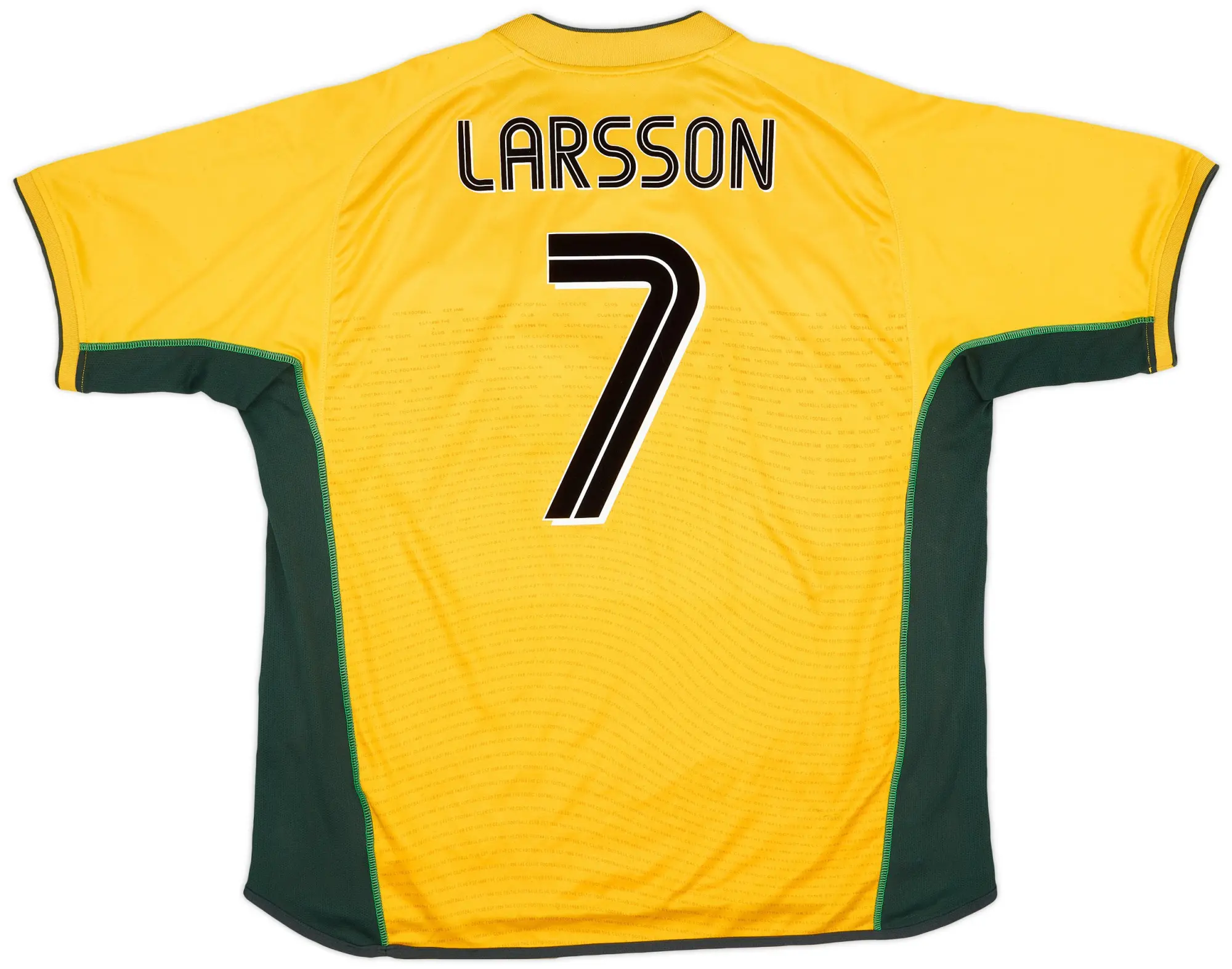 Umbro 2003-04 Celtic Third Shirt Larsson #7 - 7/10 - (XXL)