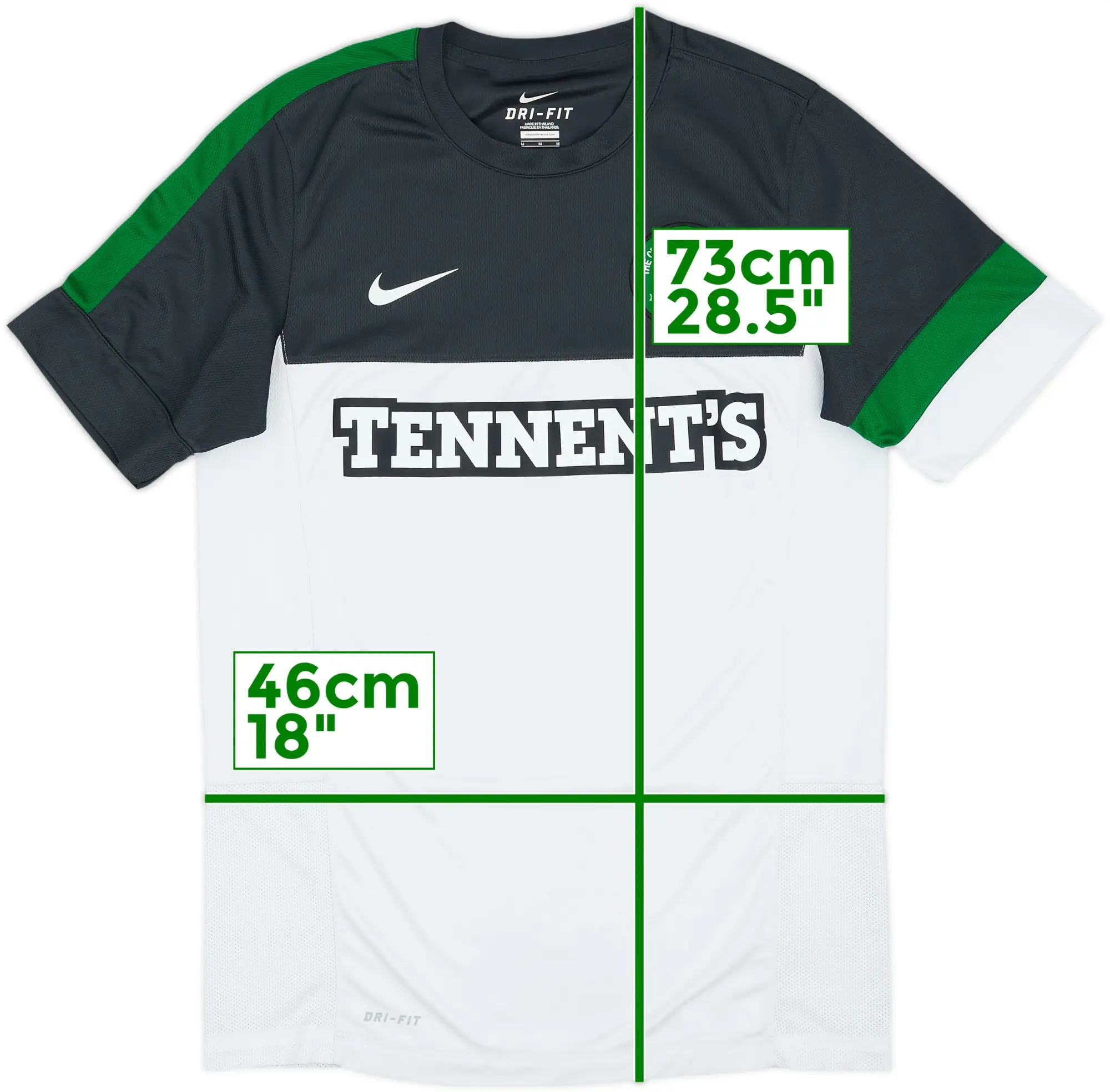 2012-13 Celtic Player Issue Nike Training Shirt - 8/10 - (M)