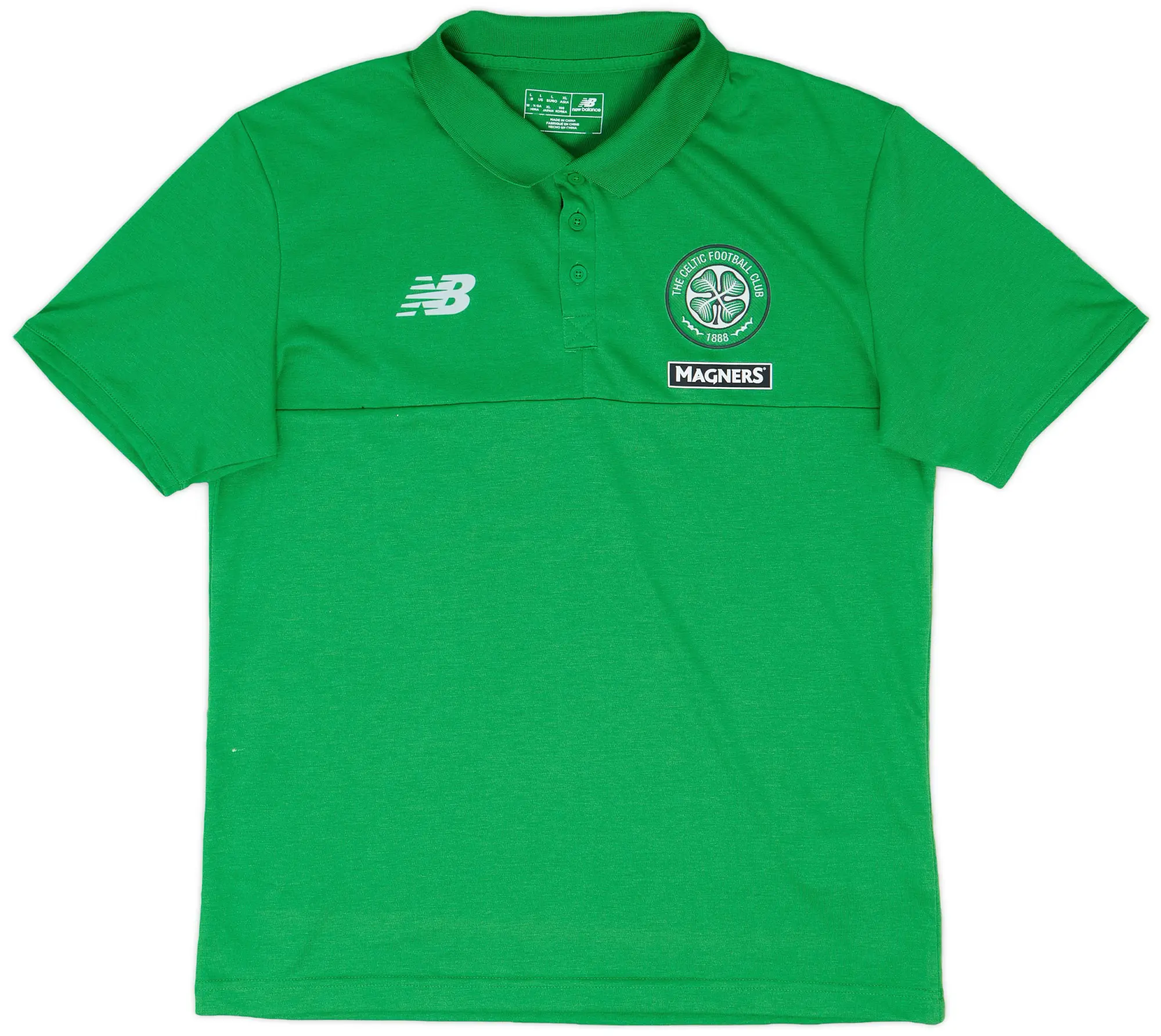 2016-17 Celtic New Balance Polo Shirt - 7/10 - (L)