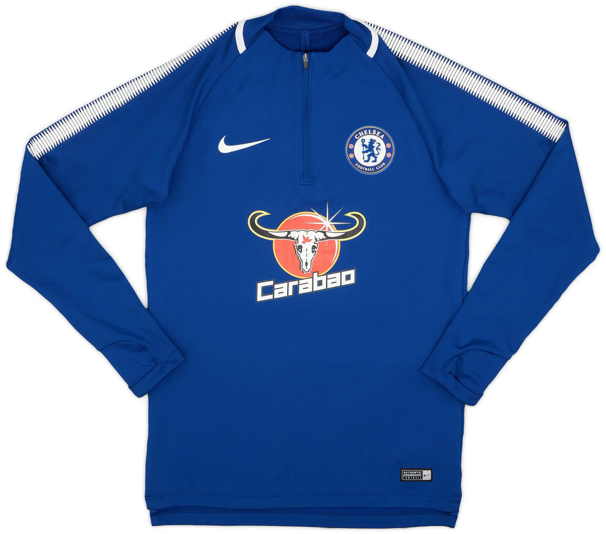 2017-18 Chelsea Nike 1/4 Zip Training Top - 10/10 - (S)