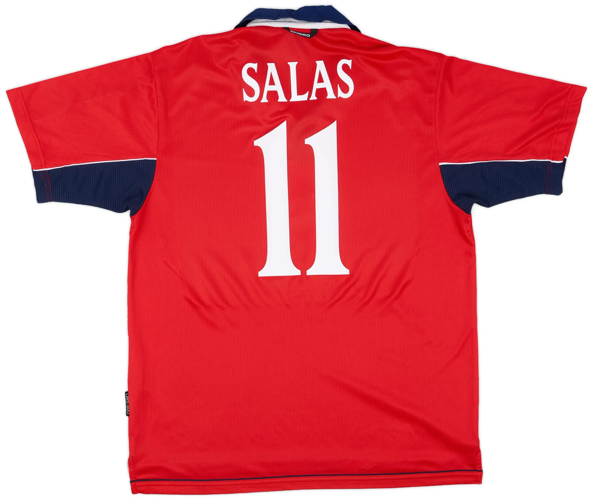 Umbro 2000-01 Chile Home Shirt Salas #11 - 9/10 - (L)