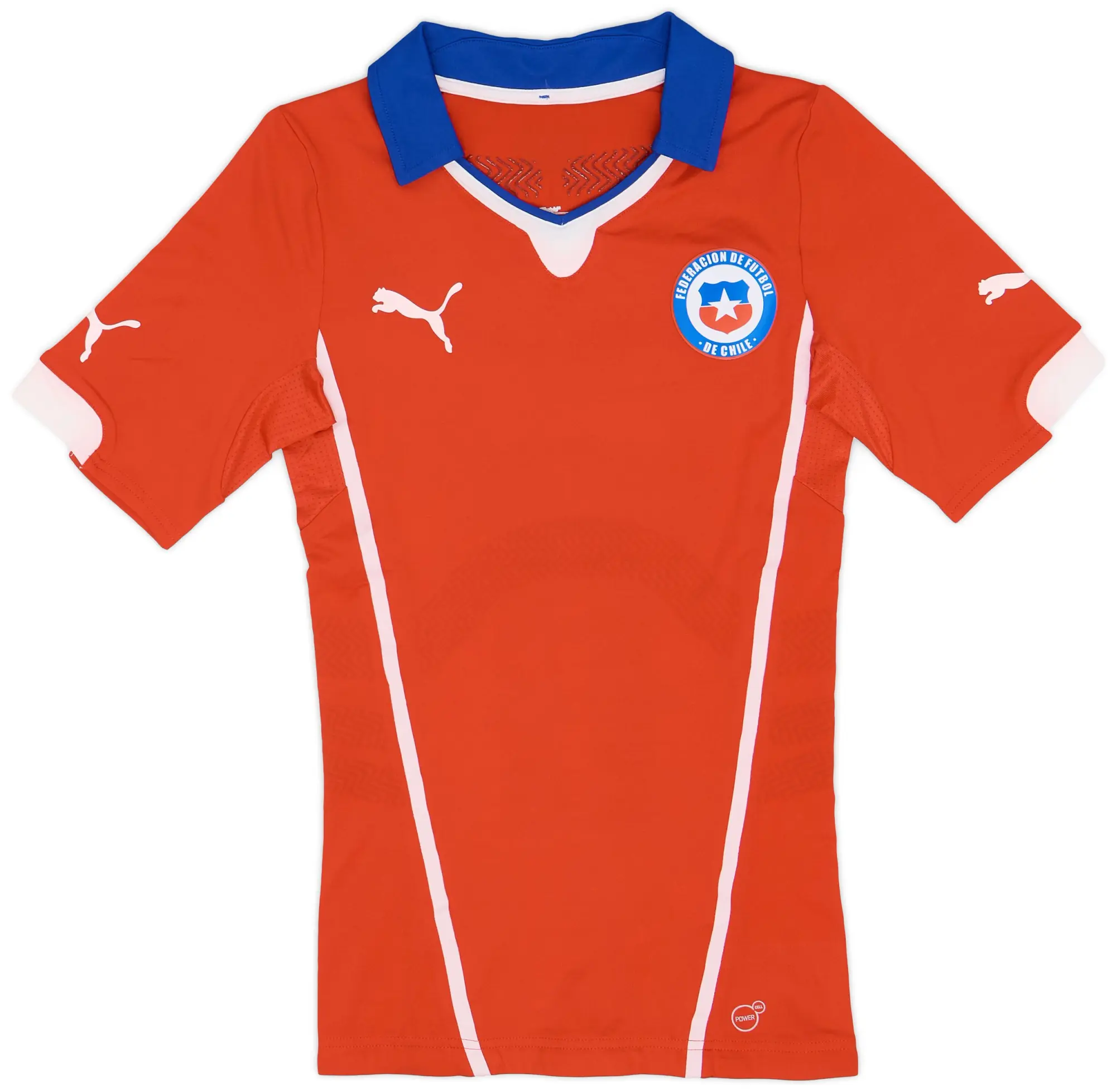Puma 2014-15 Chile Player Issue Home Shirt - 8/10 - (S)