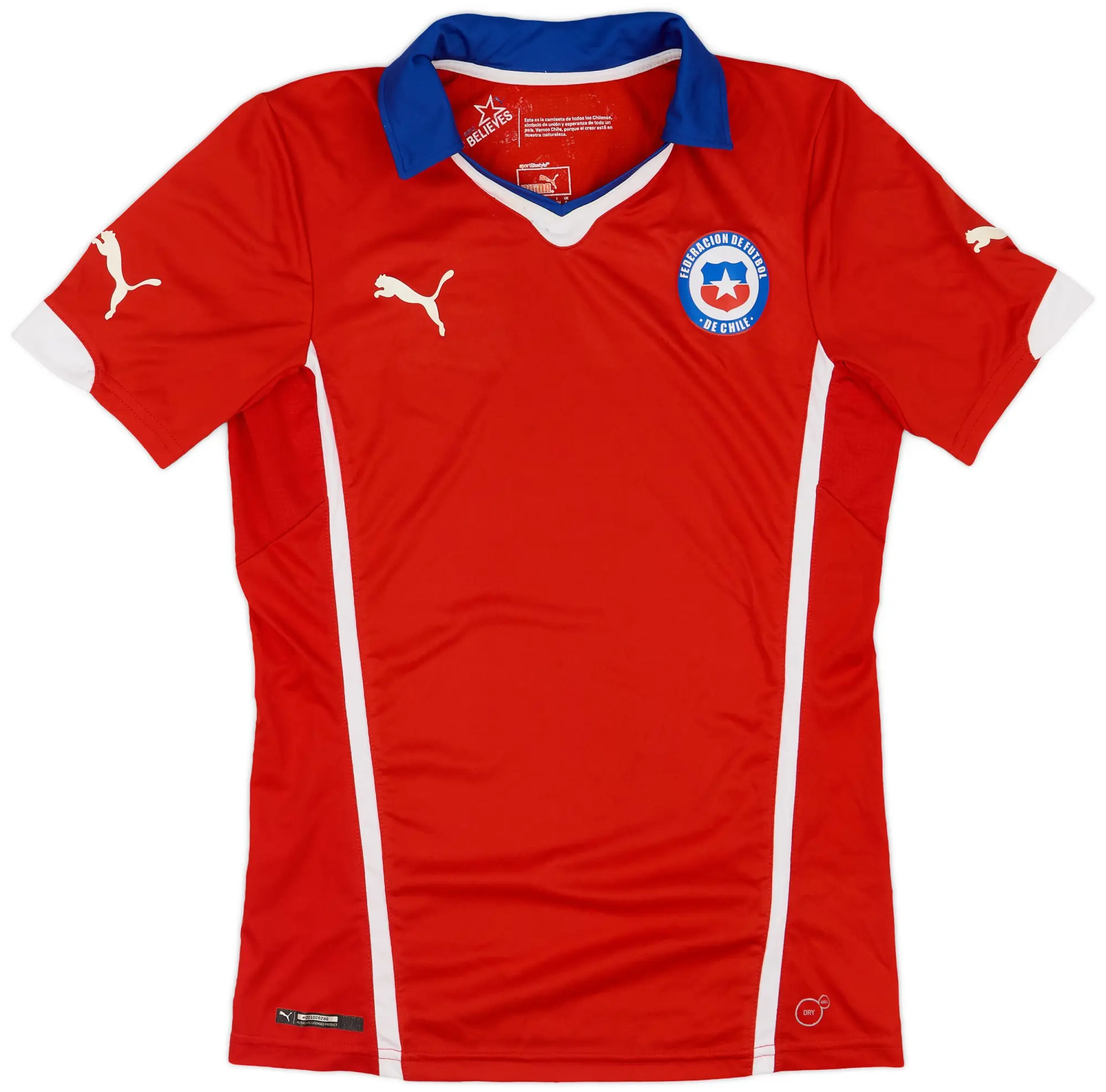 Puma 2014-15 Chile Home Shirt - 7/10 - (S)