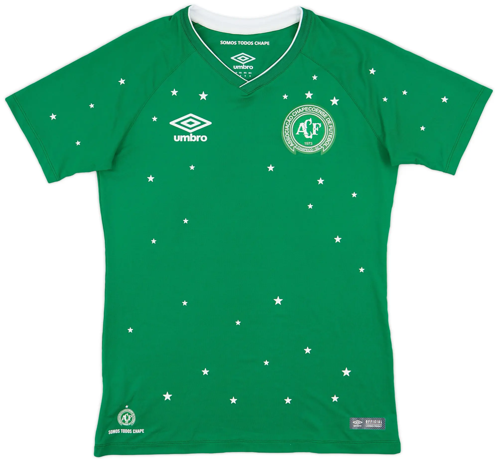 Umbro 2017 Chapecoense GK S/S Shirt - 9/10 - (M)