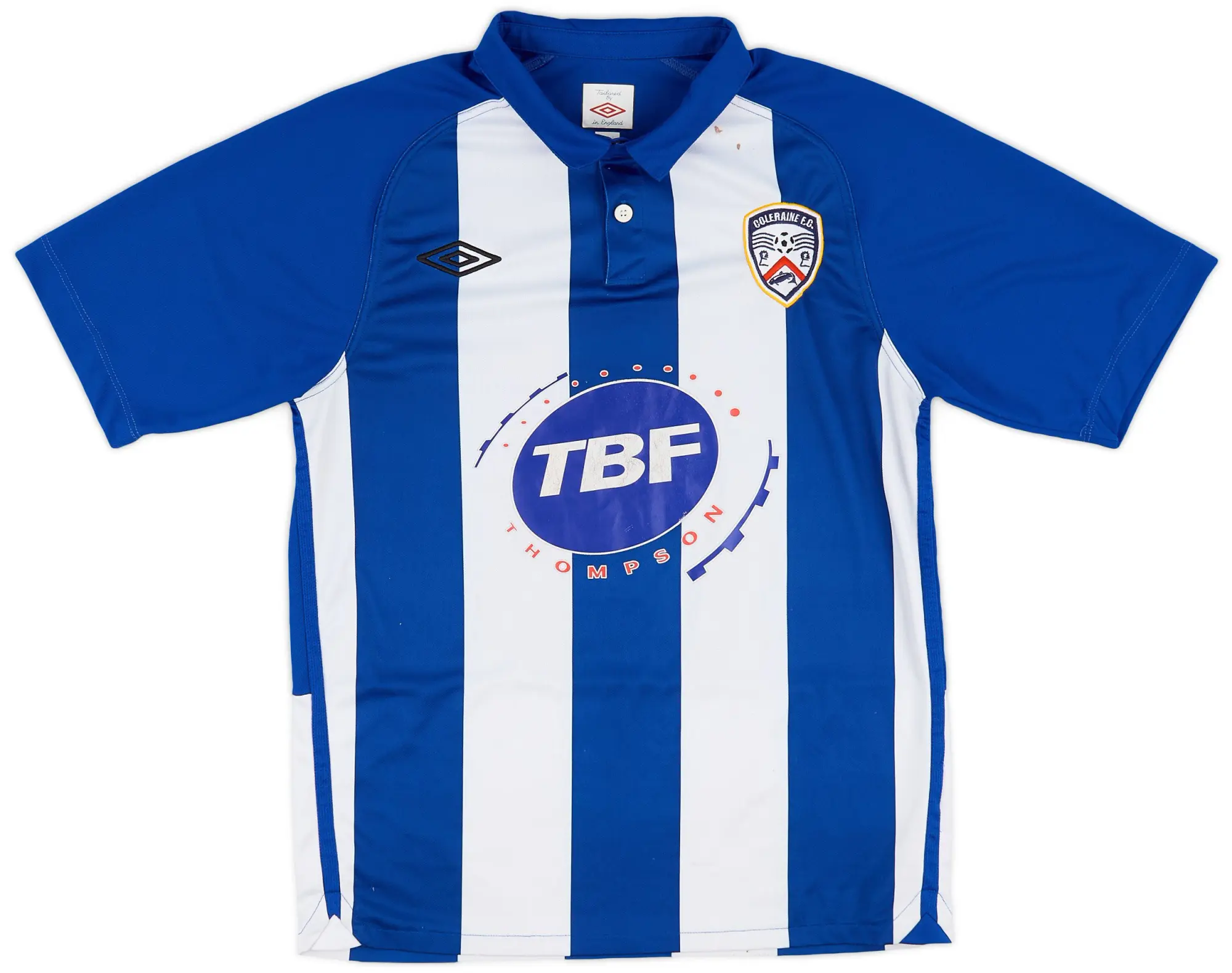 Umbro 2012-14 Coleraine Home Shirt - 6/10 - (S)