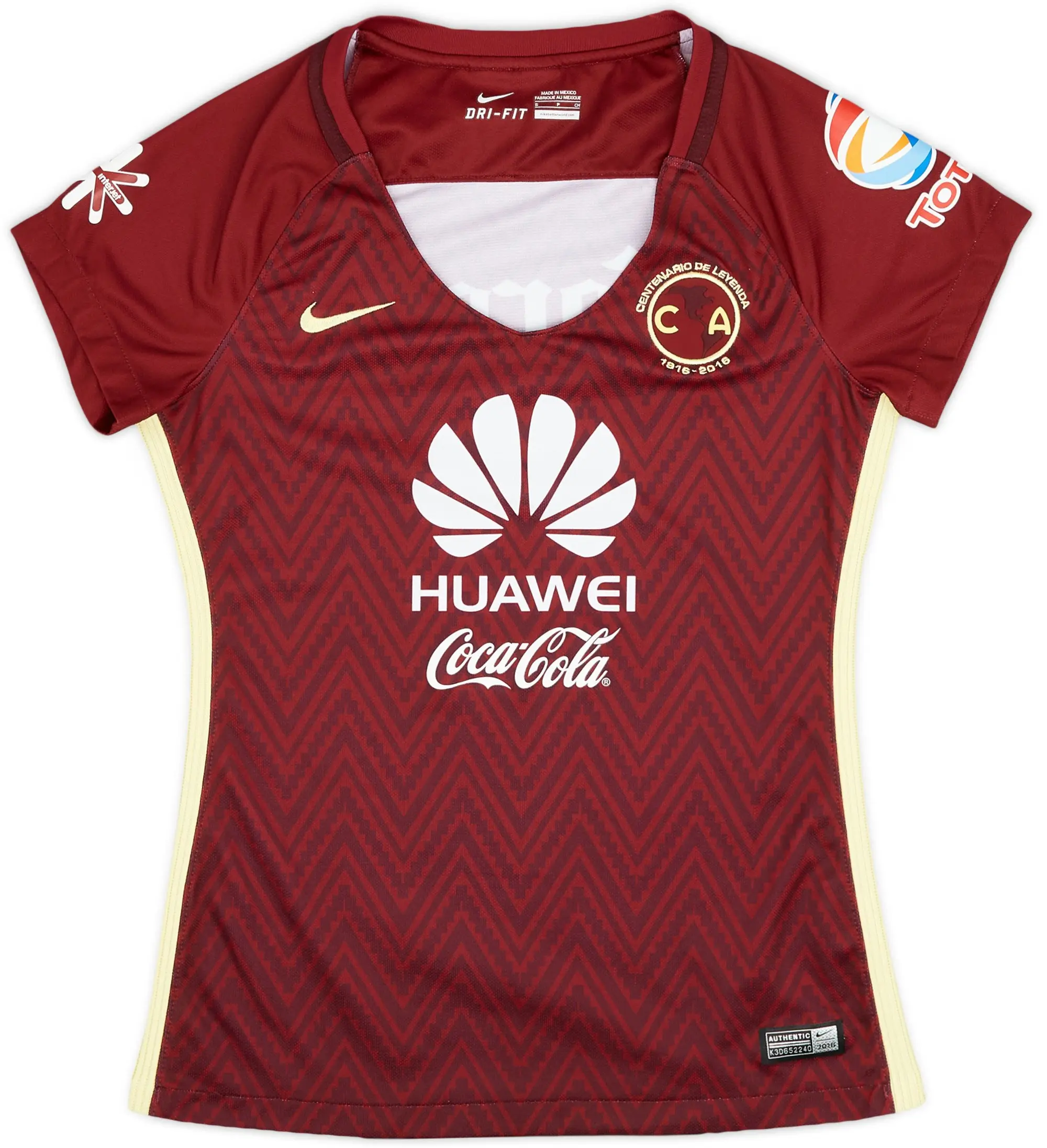 Nike 2016-17 Club America Centenary Away Shirt - 9/10 - (Women's S)