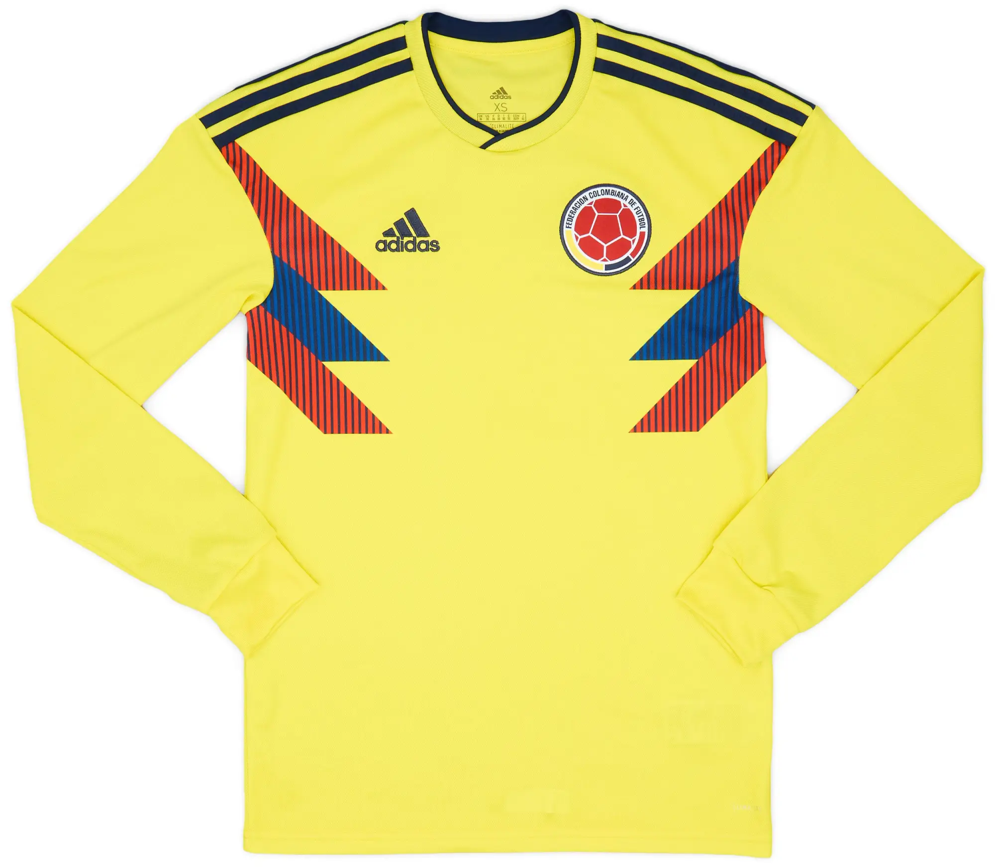 adidas 2018-19 Colombia Home L/S Shirt - 8/10 - (XS)