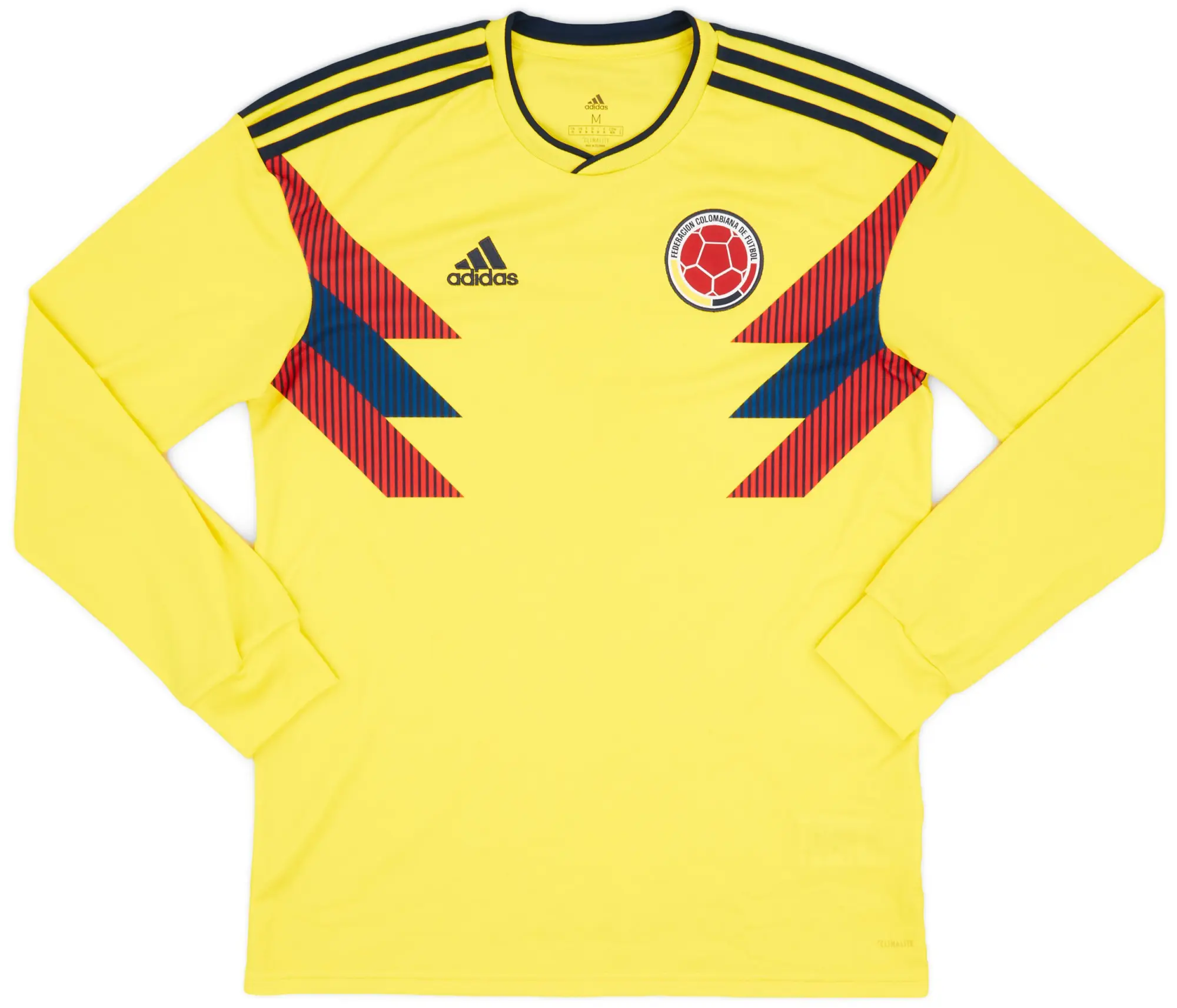 adidas 2018-19 Colombia Home L/S Shirt - 8/10 - (M)