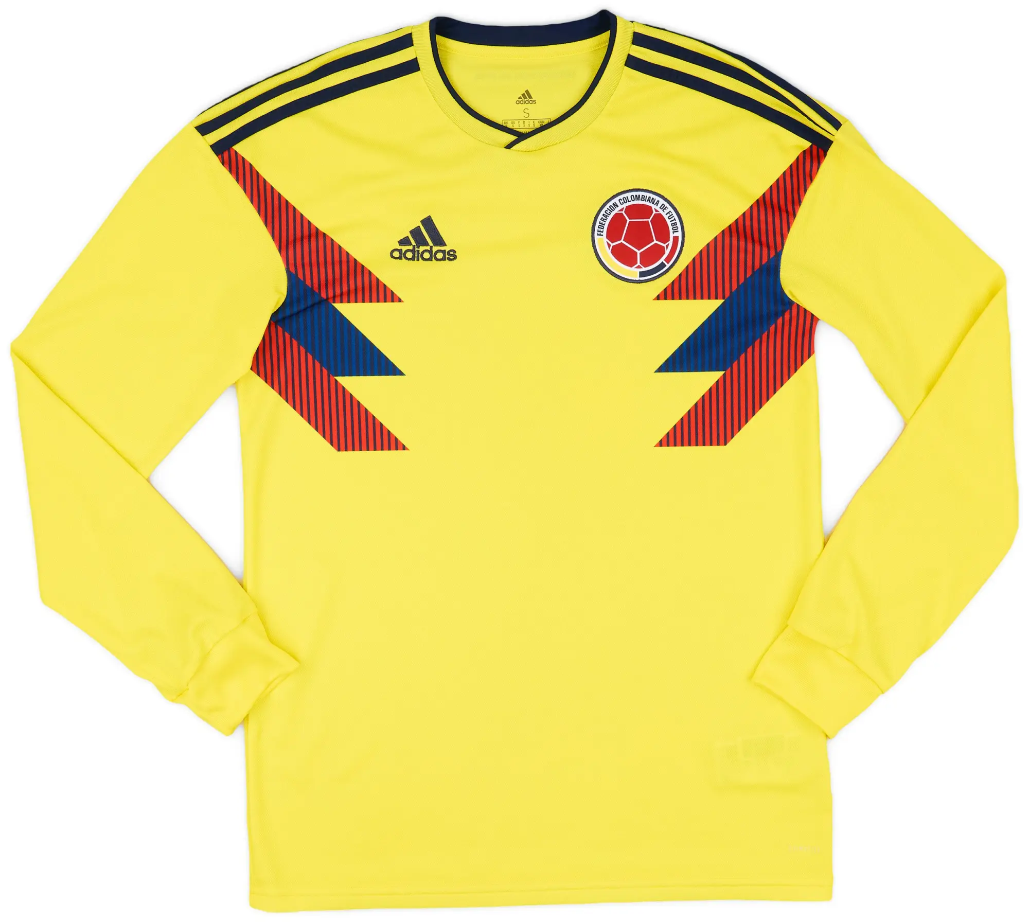 adidas 2018-19 Colombia Home L/S Shirt - 9/10 - (S)