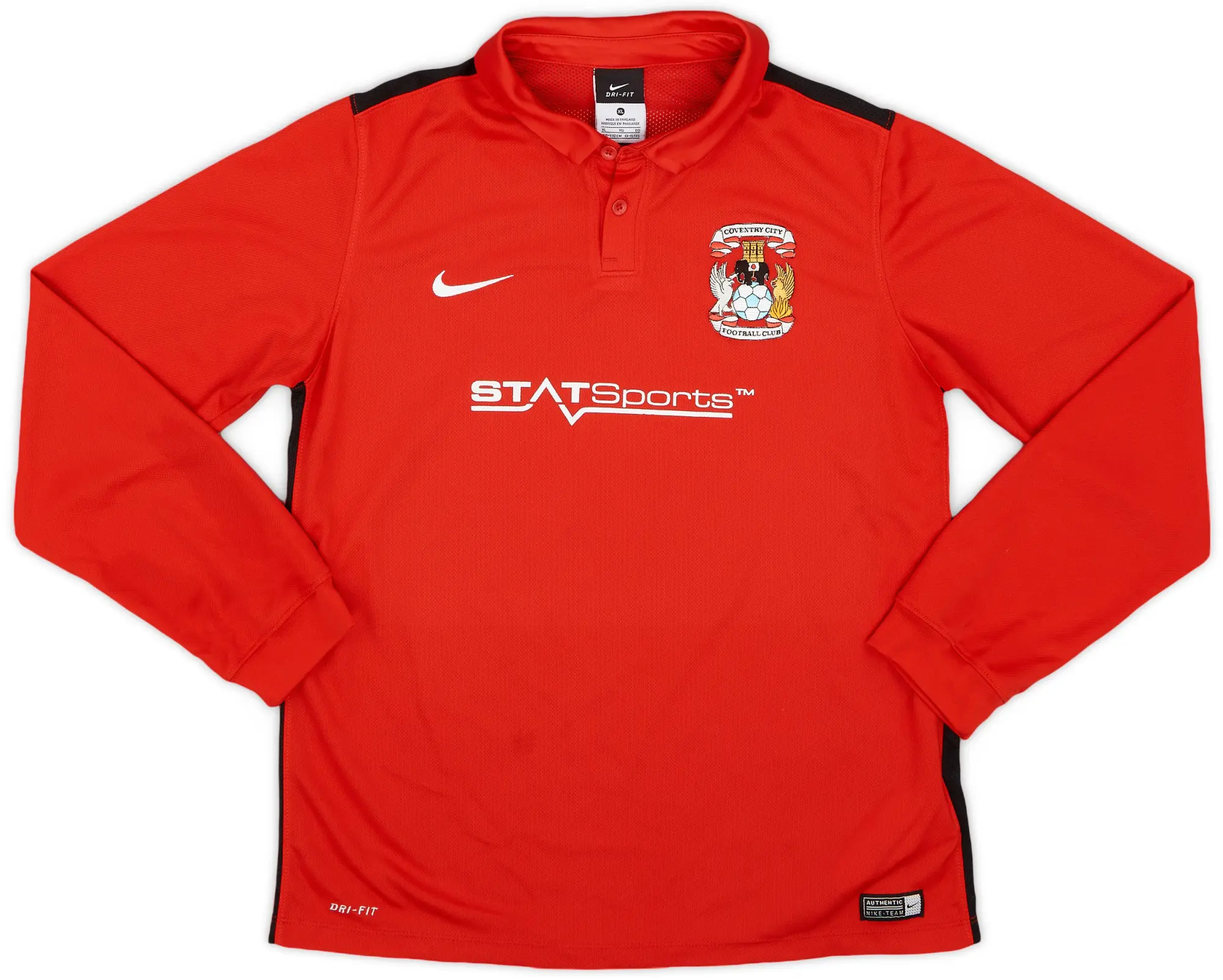 Nike 2015-16 Coventry Away L/S Shirt - 9/10 - (XL.Boys)