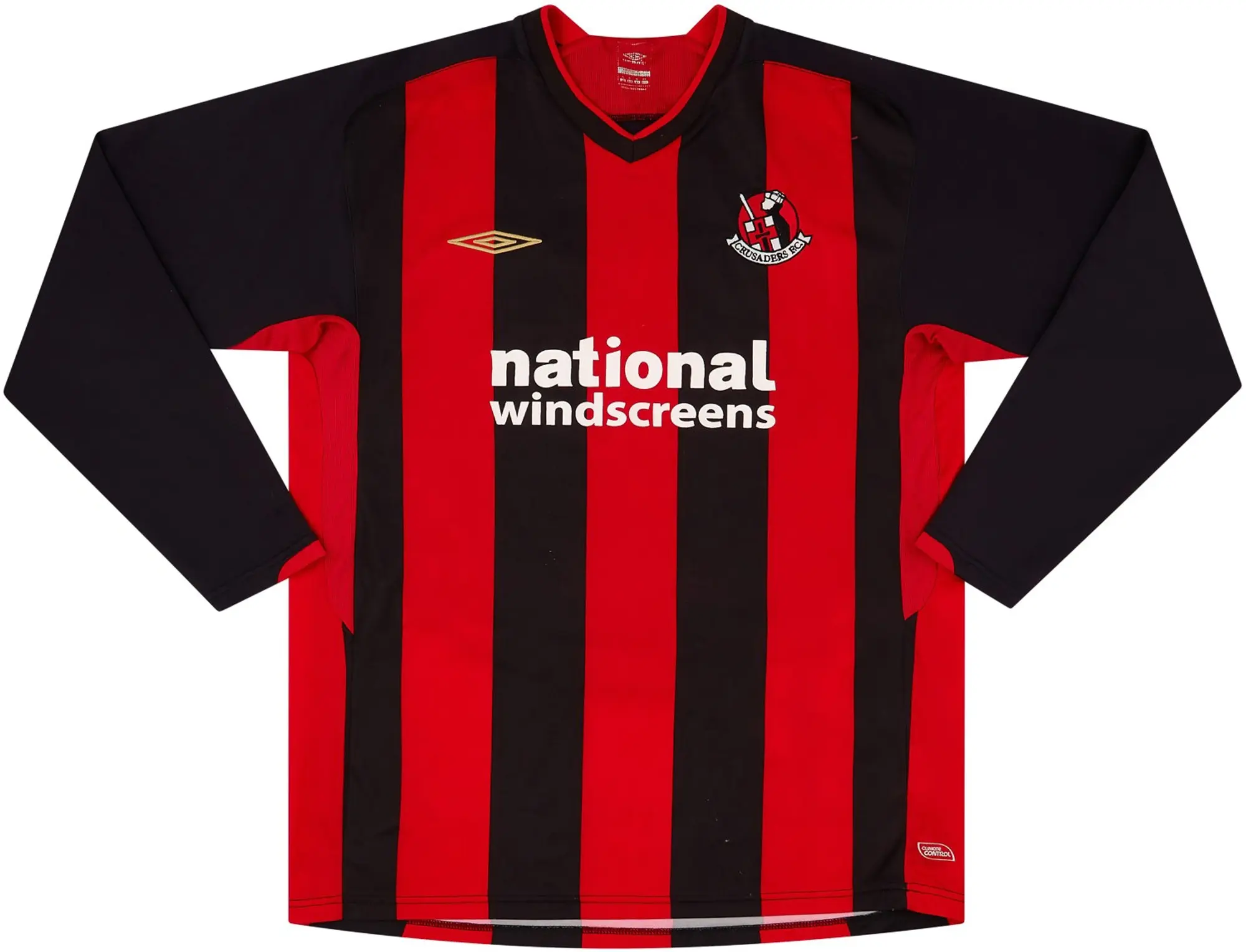 Umbro 2009-10 Crusaders Home L/S Shirt - 8/10 - (XL)