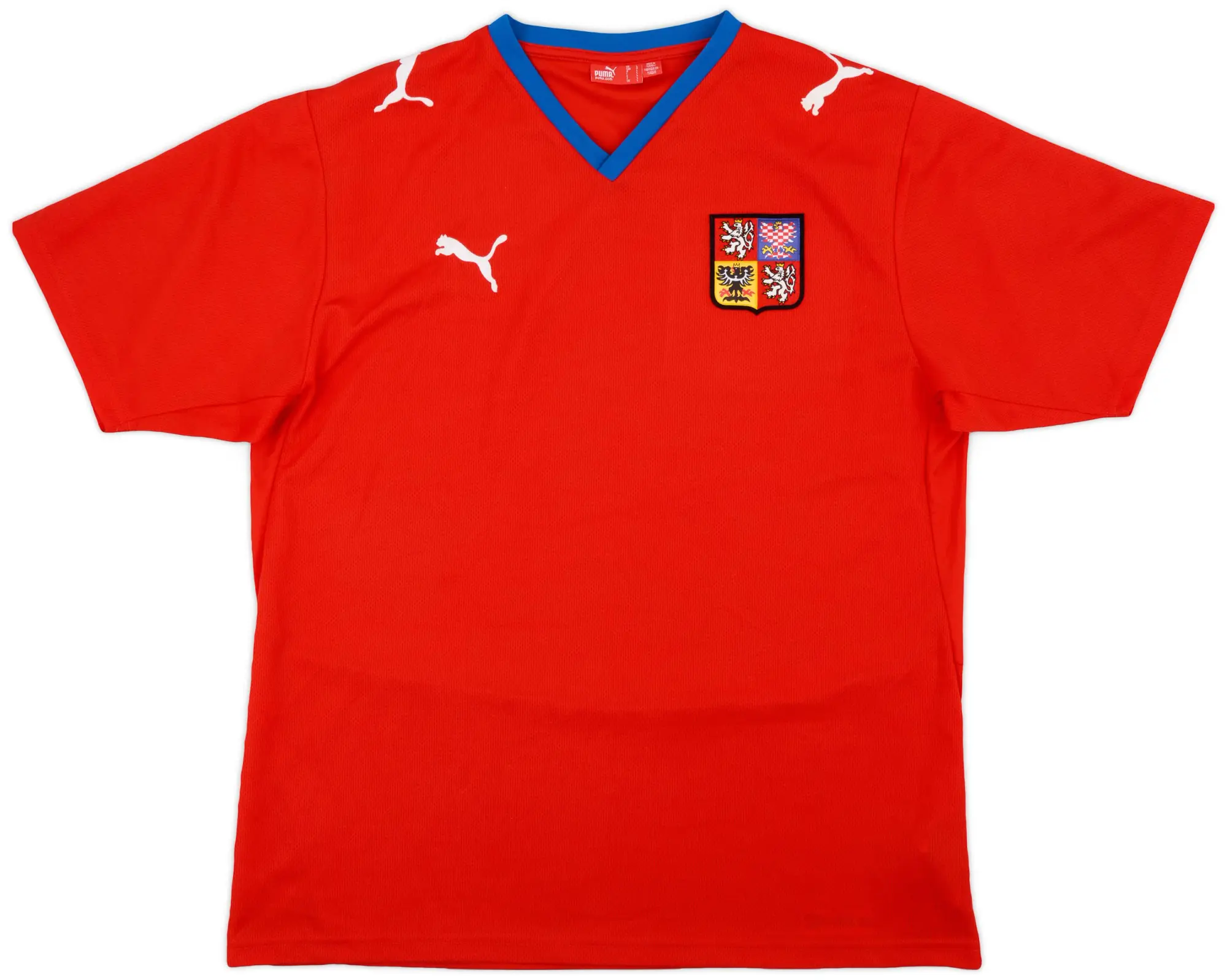 Puma 2008-09 Czech Republic Basic Home Shirt - 9/10 - (L)