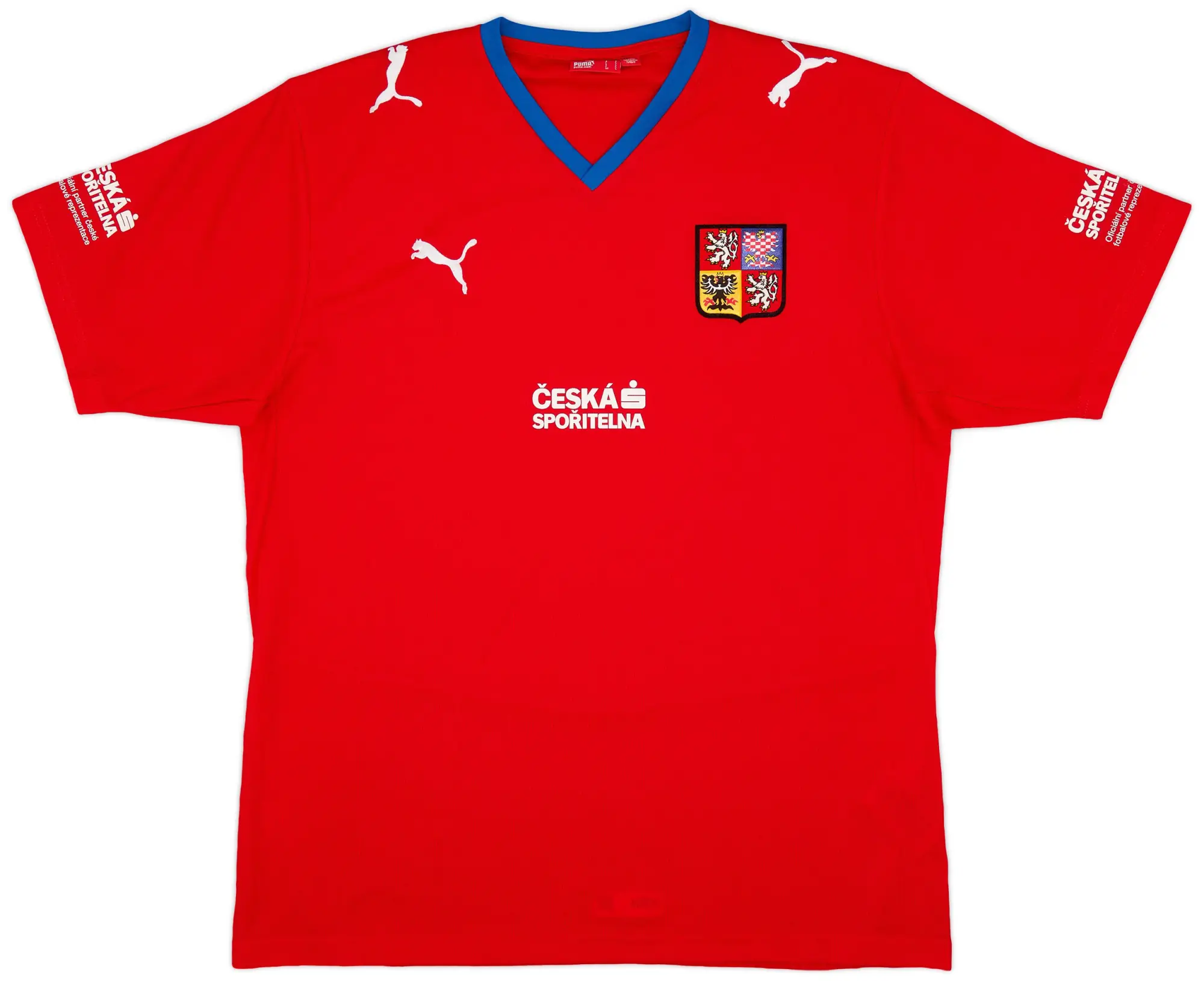 Puma 2008-09 Czech Republic Basic Home Shirt - 9/10 - (L)