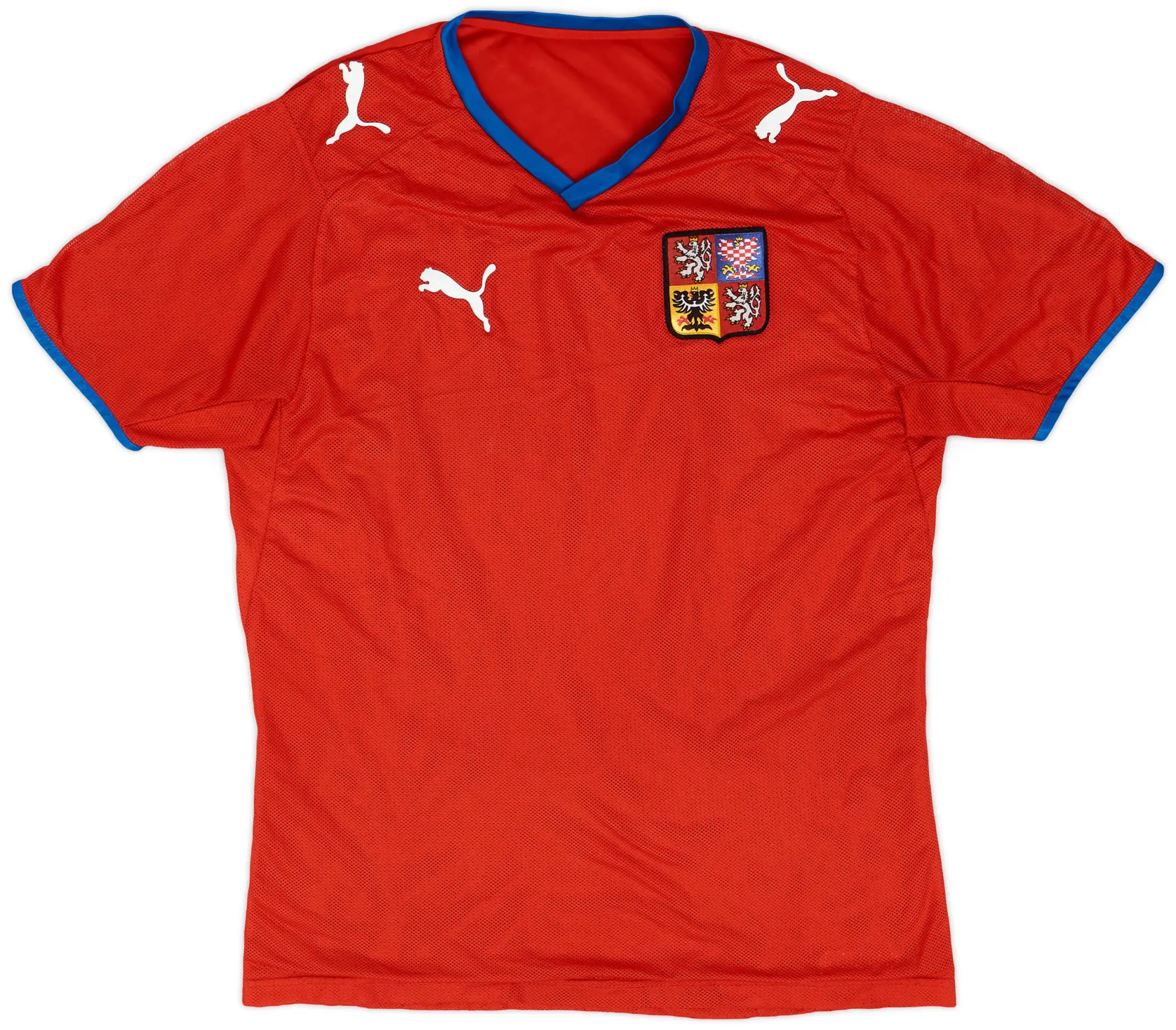 Puma 2008-09 Czech Republic Home Shirt - 6/10 - (M)