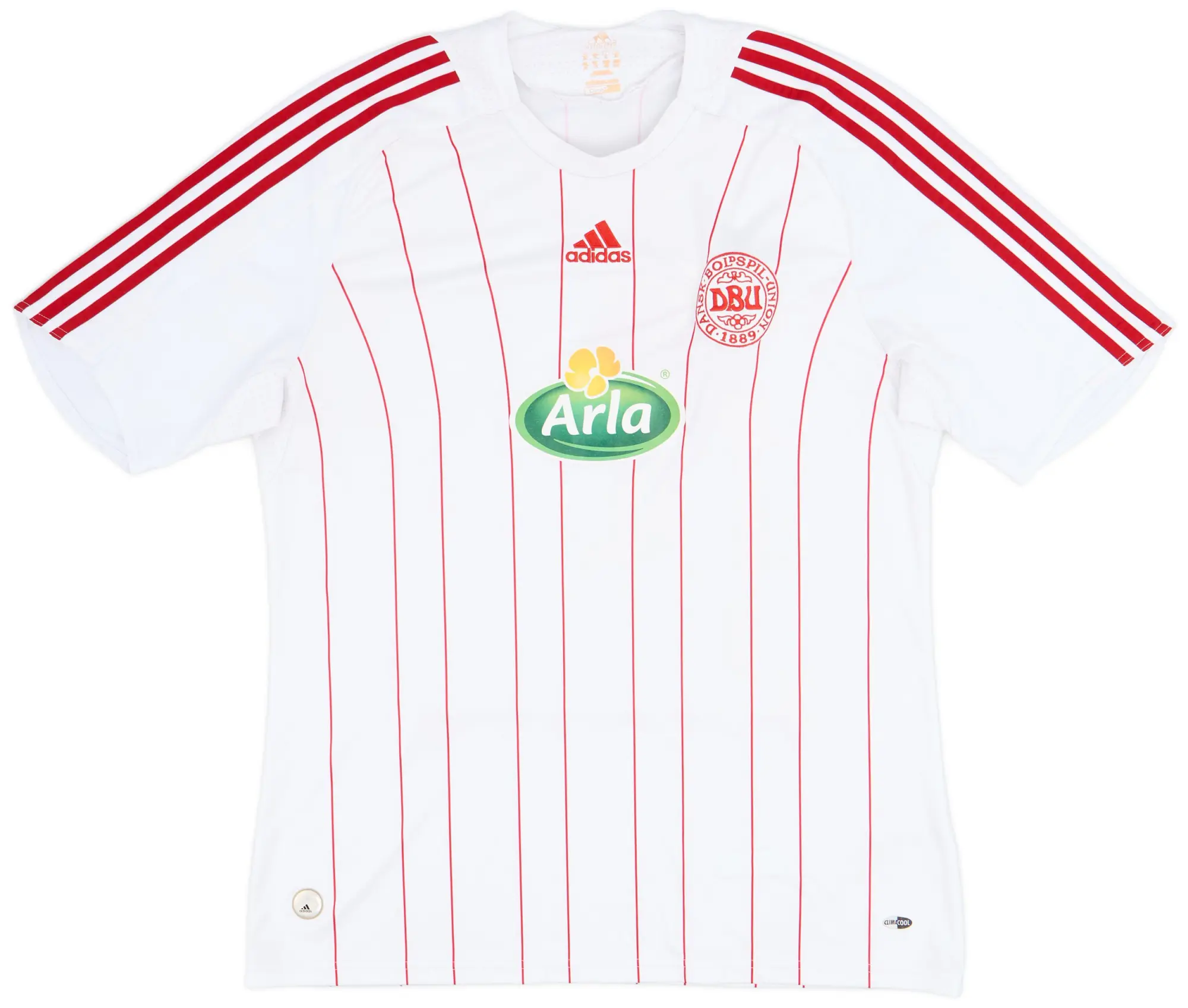 adidas 2008-10 Denmark Away Shirt - 8/10 - (XL)