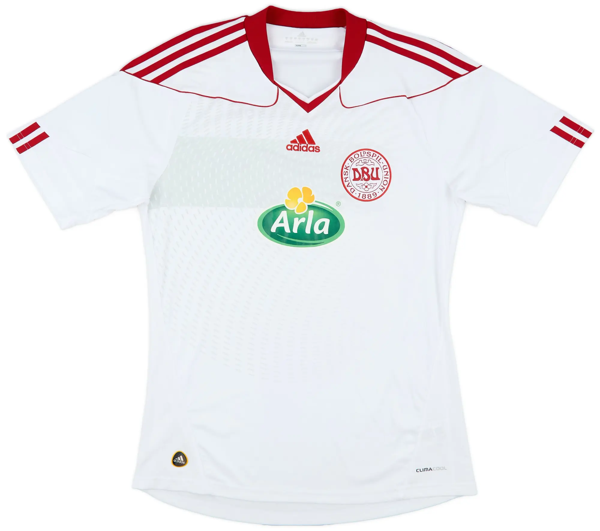 adidas 2010-11 Denmark Away/Training Shirt - 8/10 - (M)