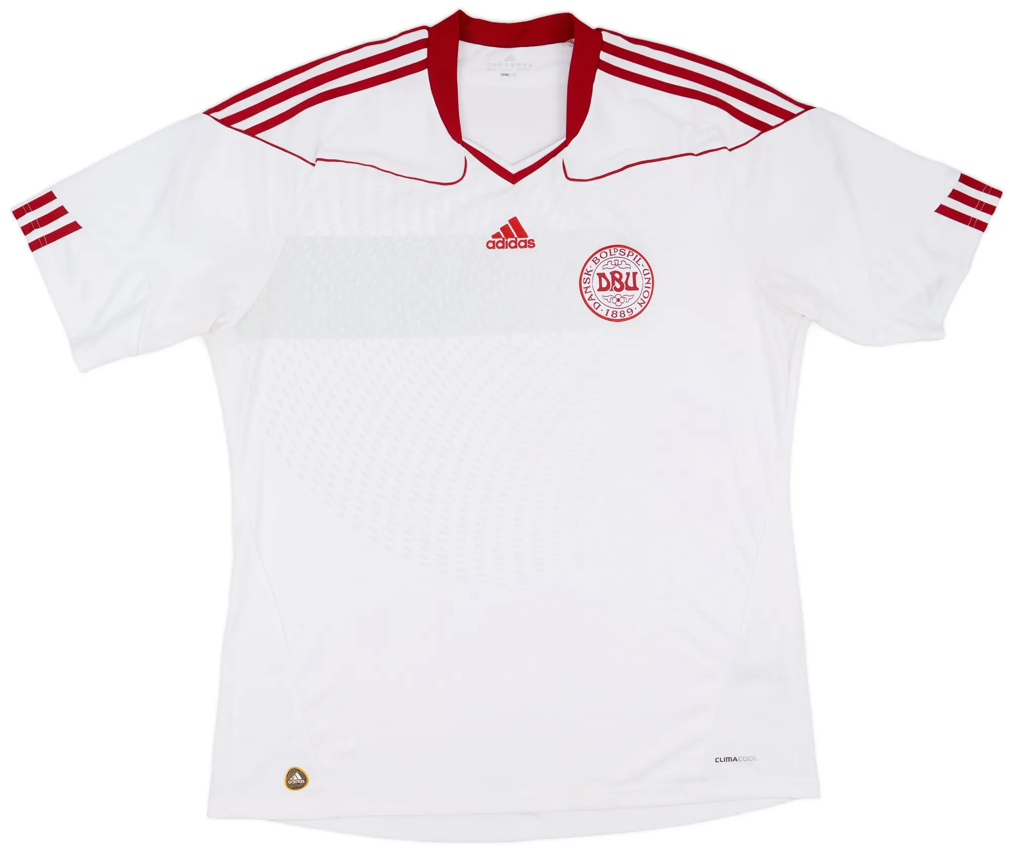 adidas 2010-11 Denmark Away Shirt - 8/10 - (XXL)