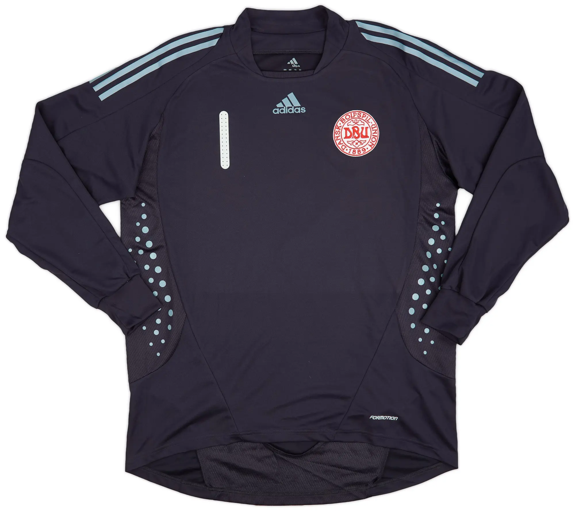 adidas 2008-10 Denmark Player Issue GK Shirt #1 - 8/10 - (XL)